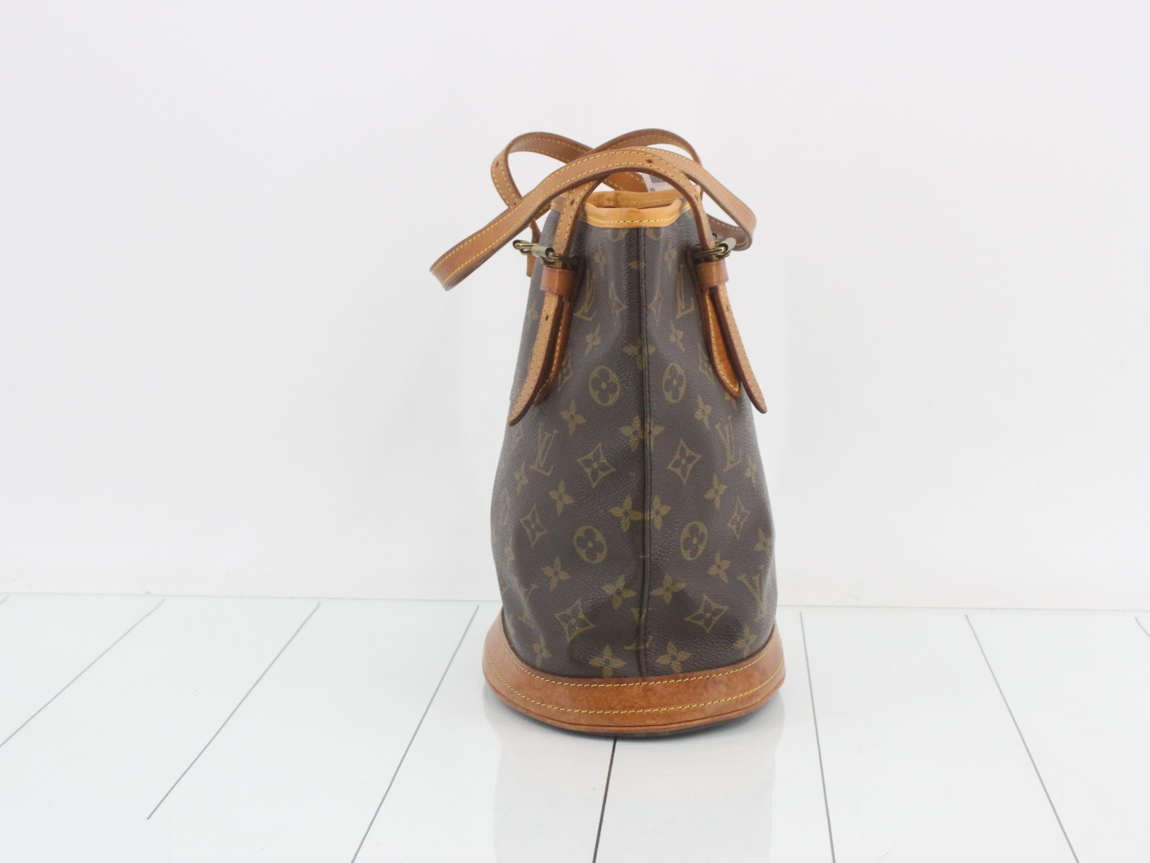 Monogram Shoulder Bag Bucket PM — view 3