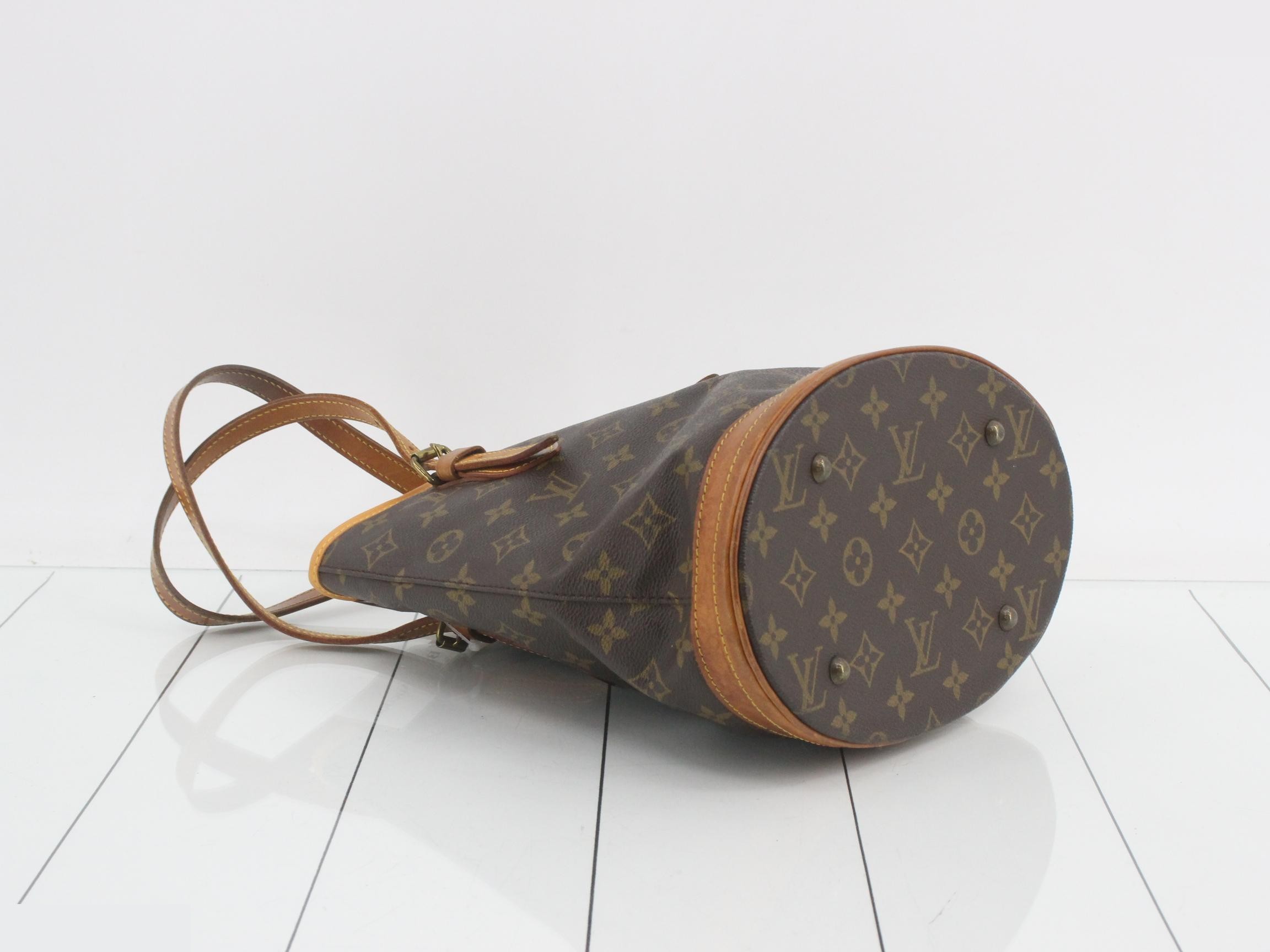 Monogram Shoulder Bag Bucket PM — view 5