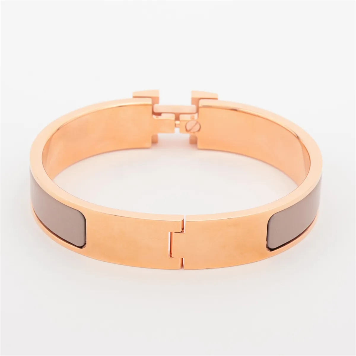 Click H Fan ST0273 Bangle GP Pink Gold x Marron Glace — view 2