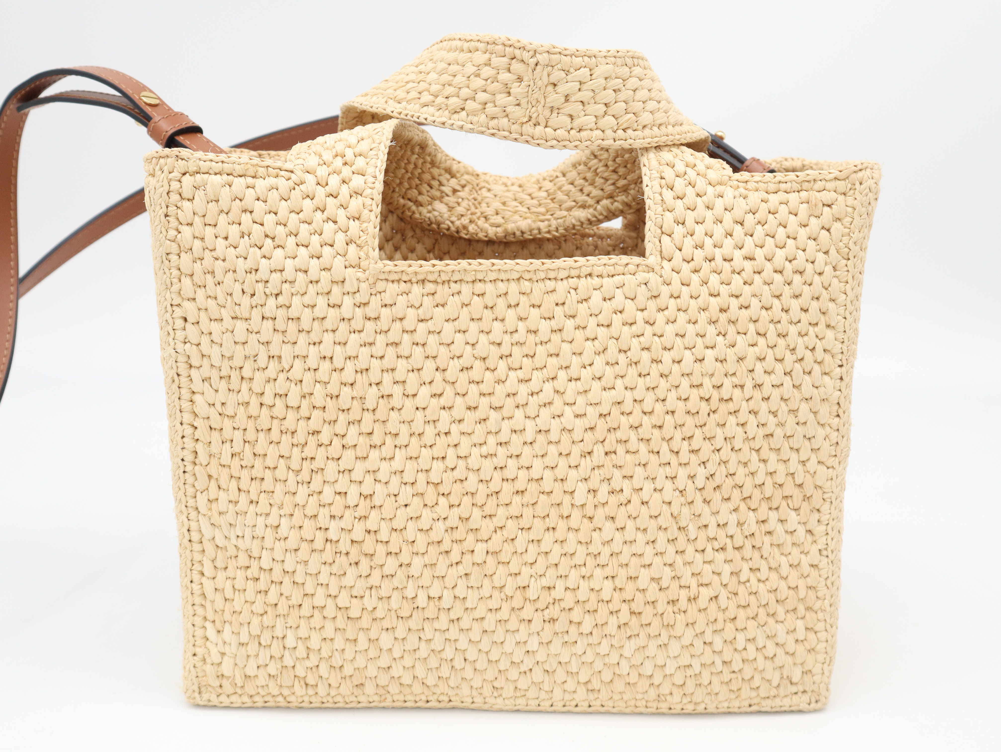 A685B59X03 Font 2-Way Raffia Tote Bag — view 2