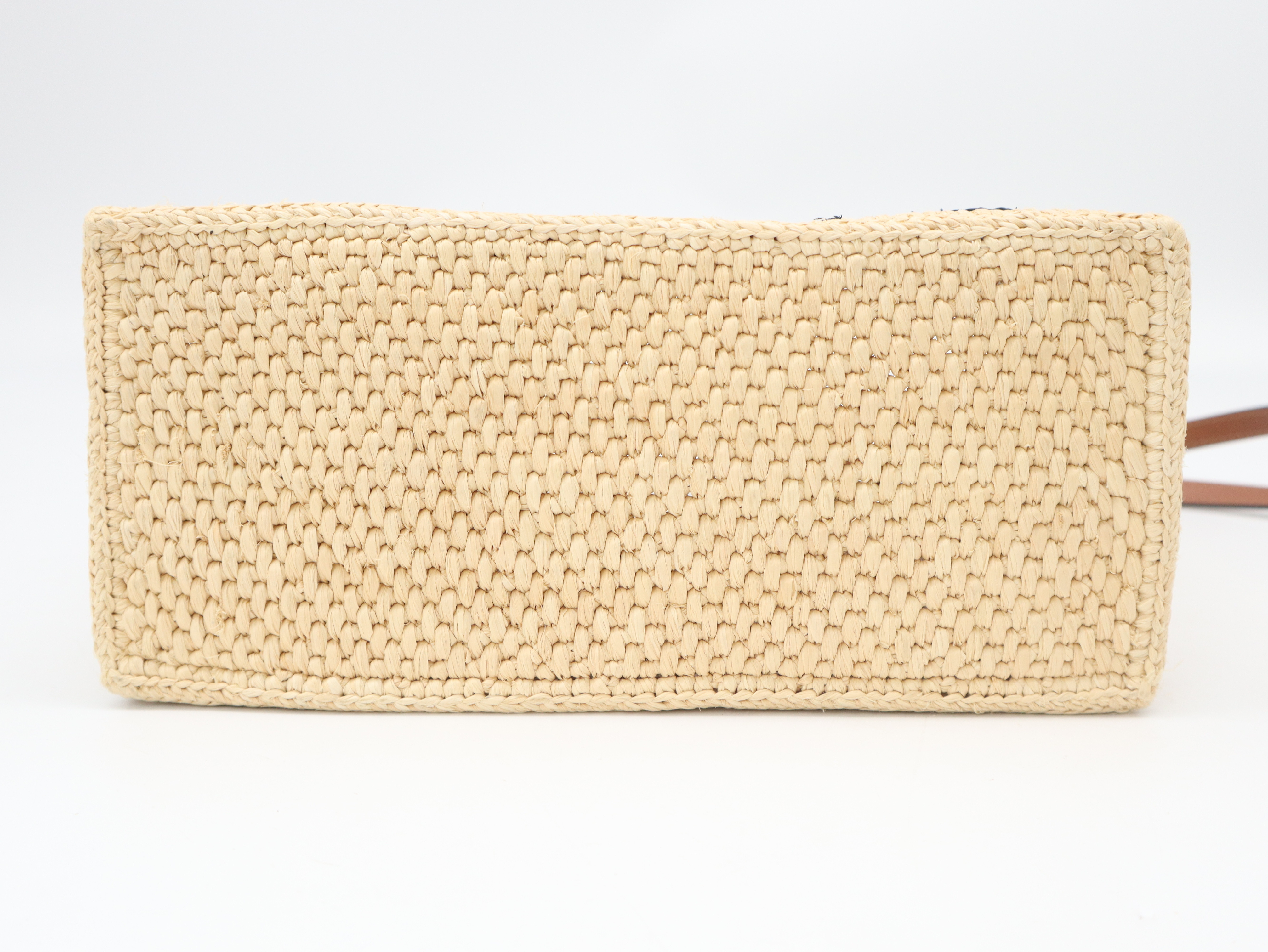 A685B59X03 Font 2-Way Raffia Tote Bag — view 5