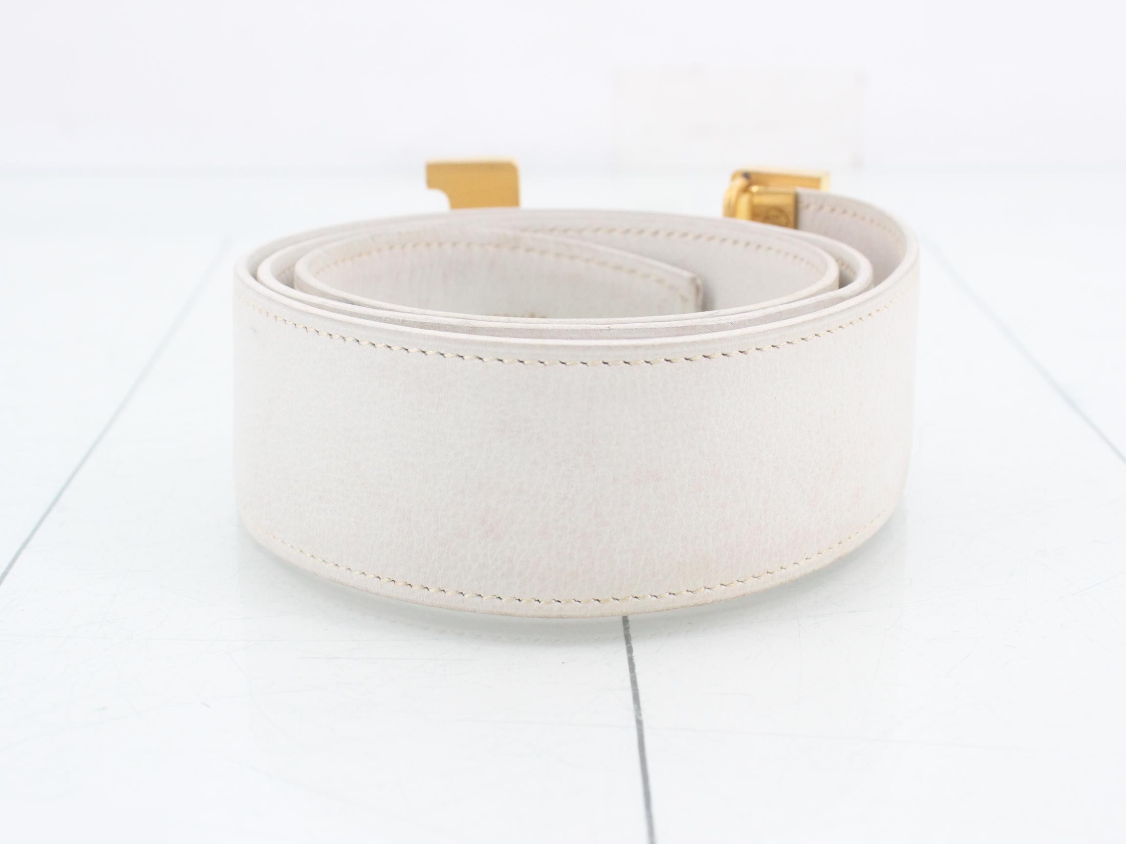 H-buckle belt — view 2