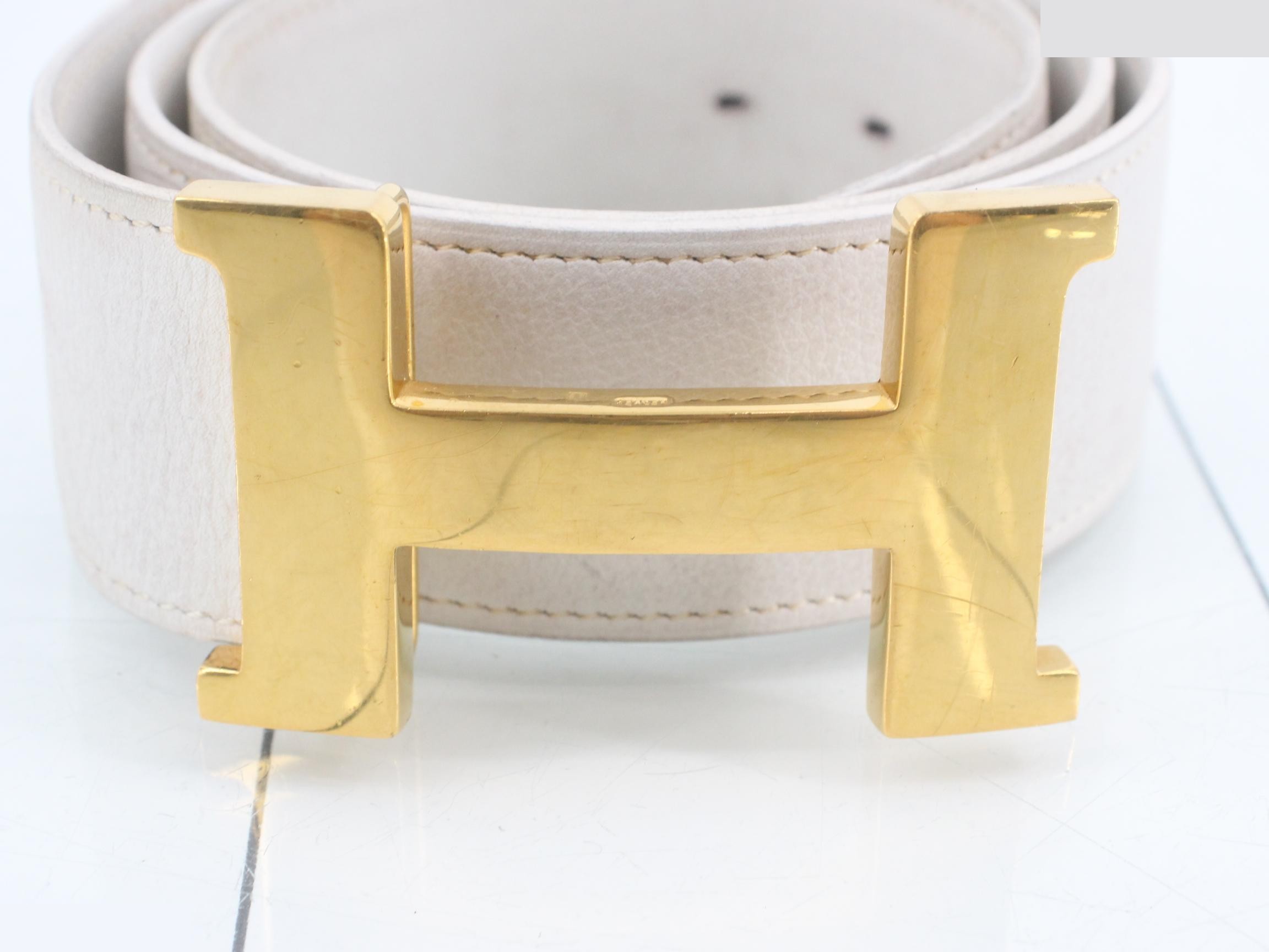 H-buckle belt — view 3