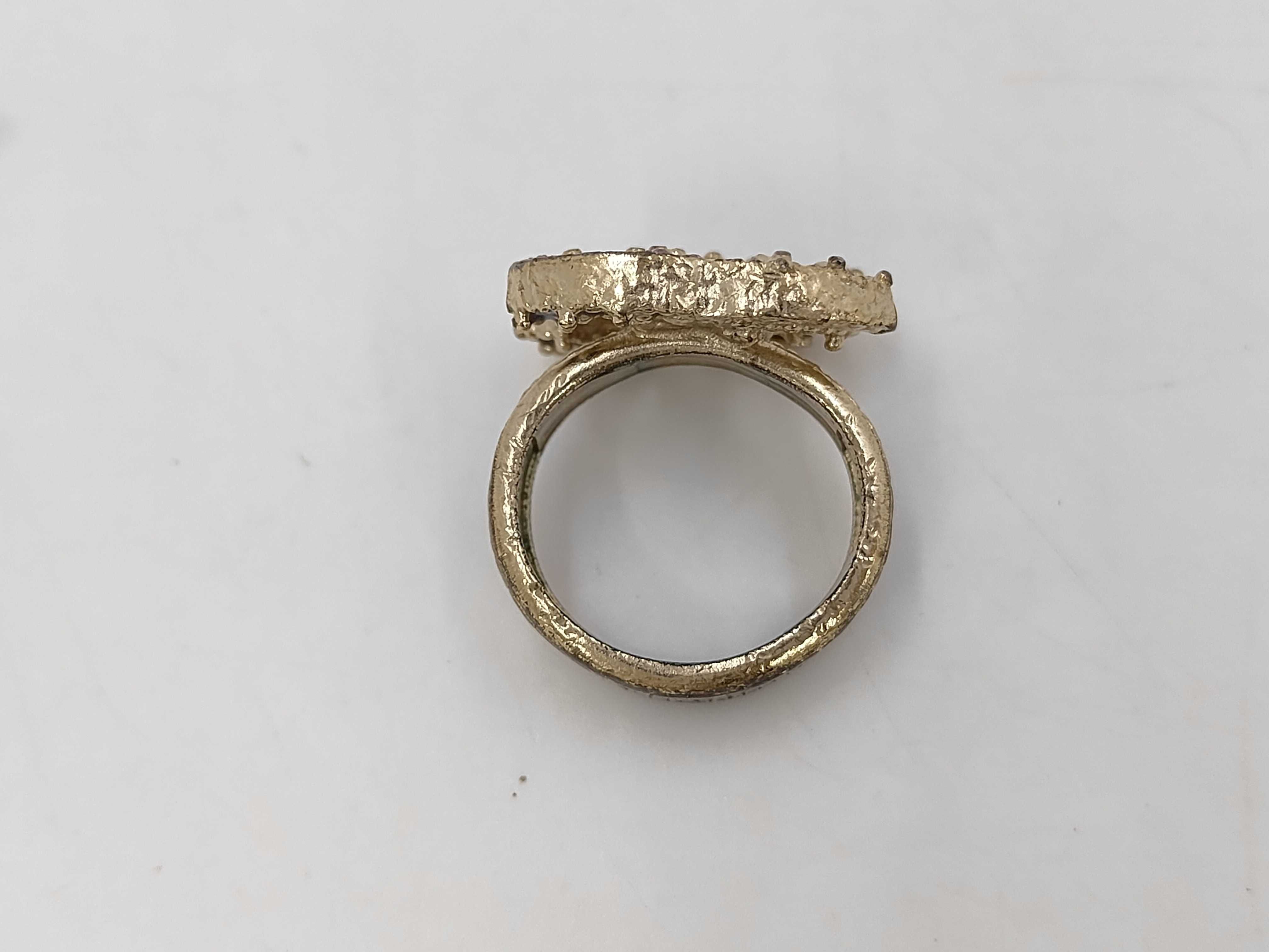 Coco Mark Rhinestone Ring, Size 10 — view 3