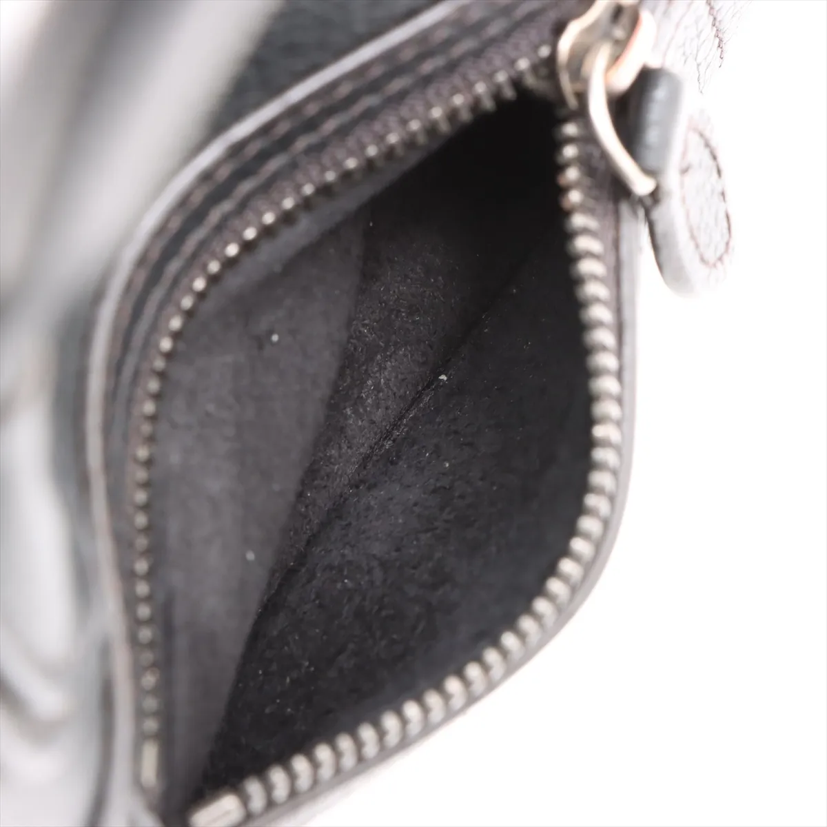 Luggage Nano Shopper Leather 2-Way Handbag, Black — view 10