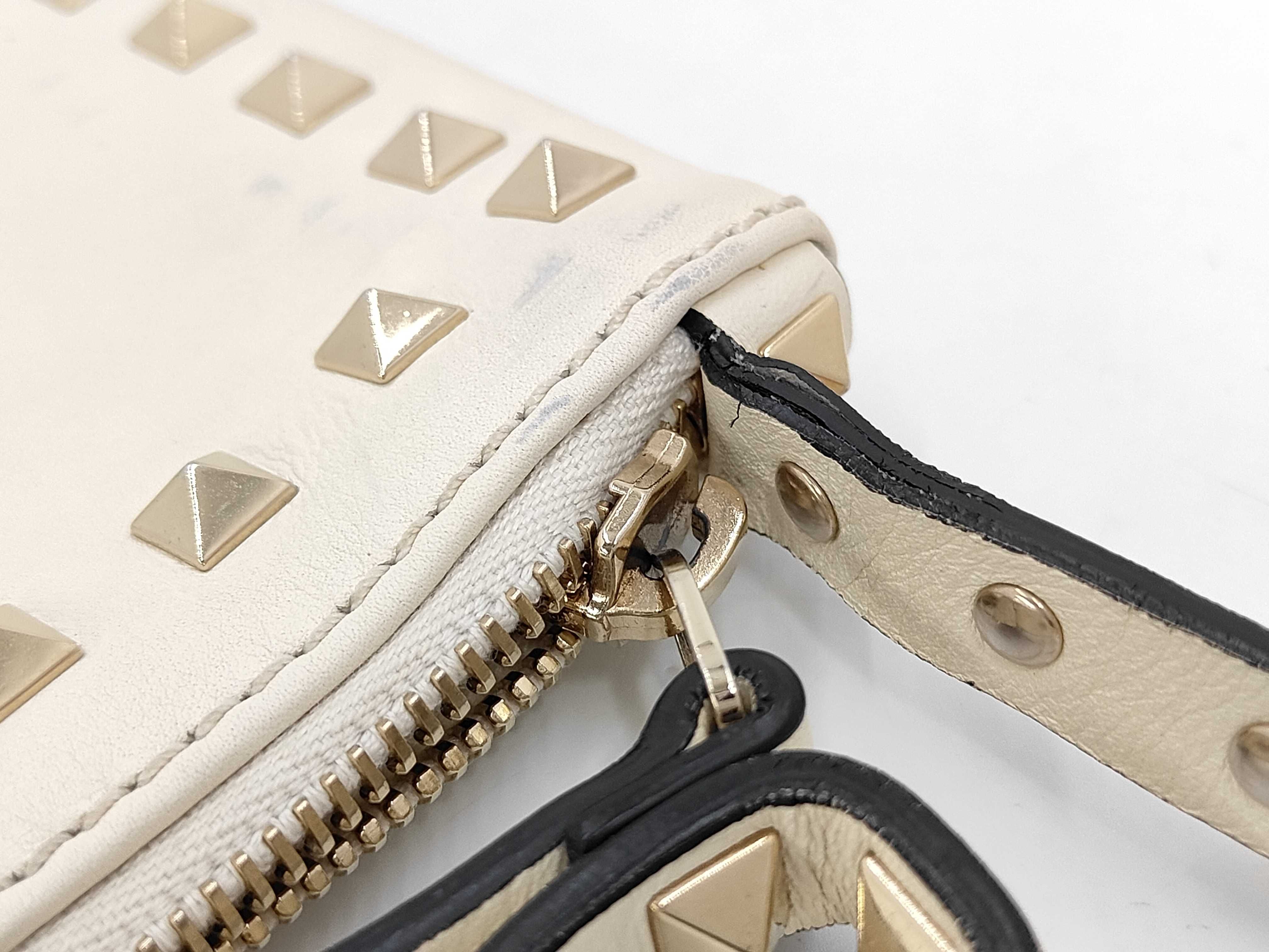 BAG LEATHER CLUTCH STUDS WRISTLET Clutch Bag — view 6