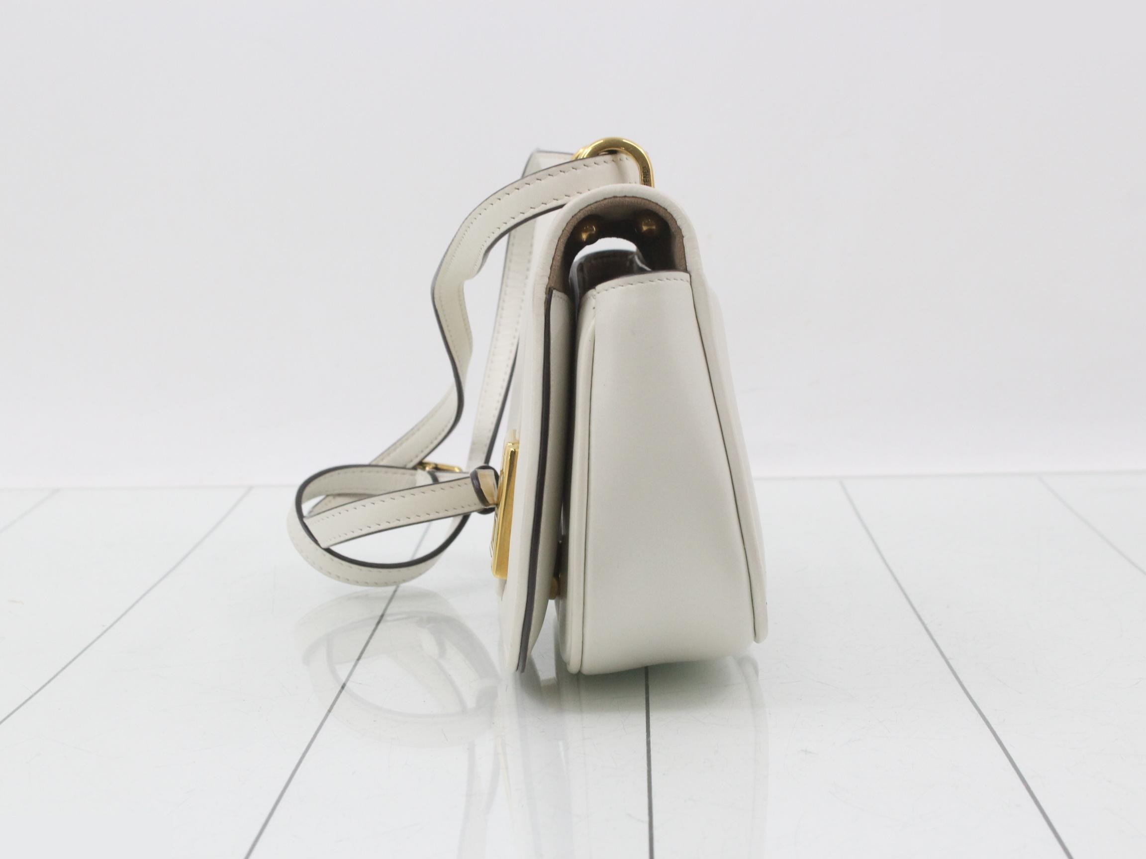 Common Small Shoulder Bag, White — view 3