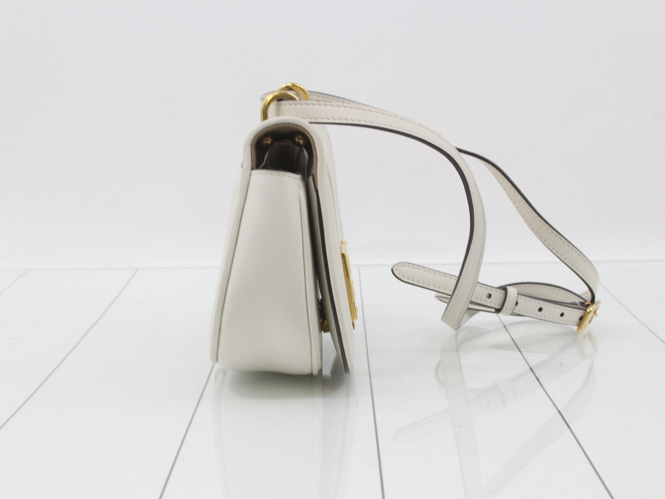 Common Small Shoulder Bag, White — view 4