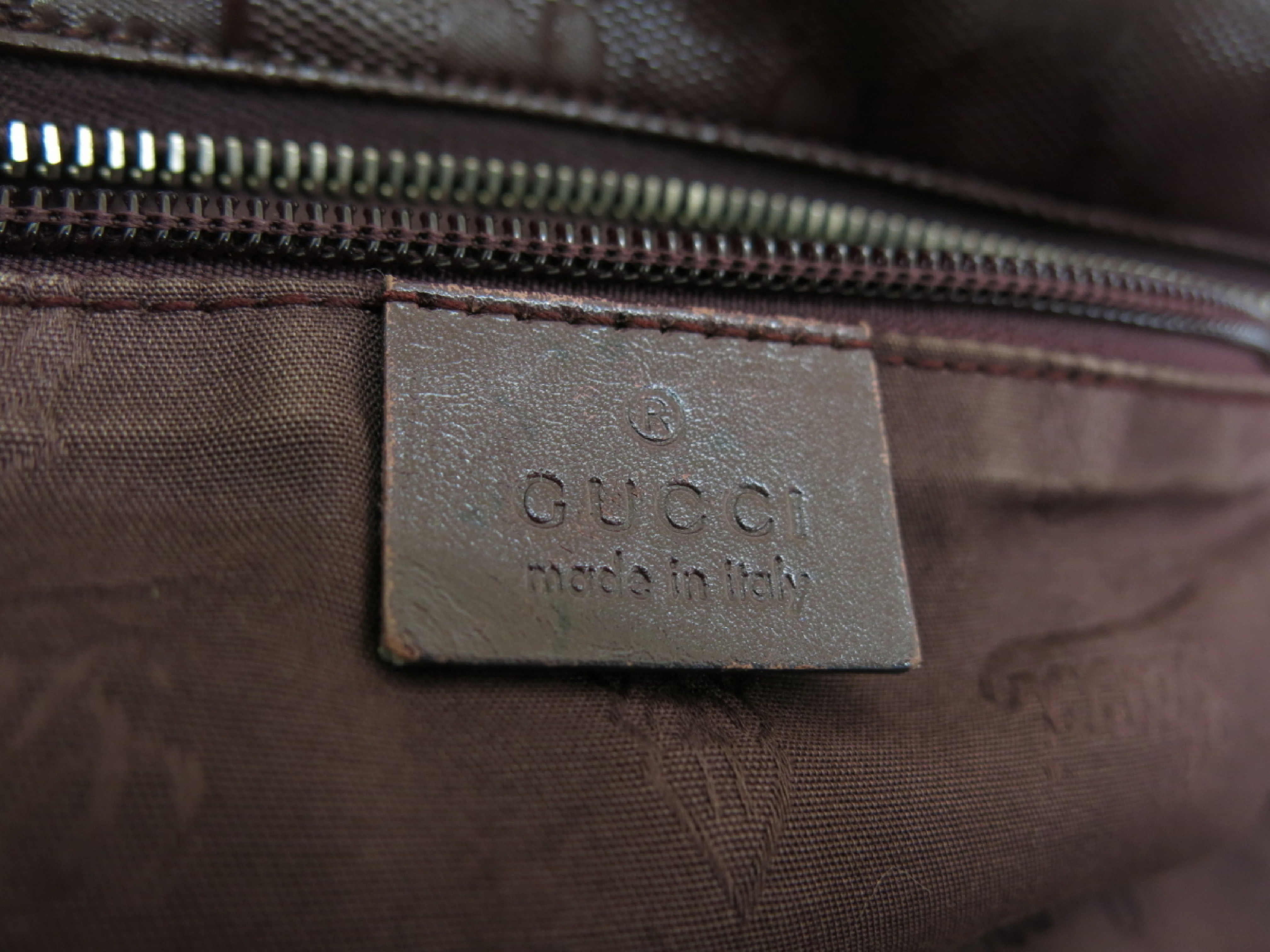 GG Imprime Calfskin Tote Bag — view 8