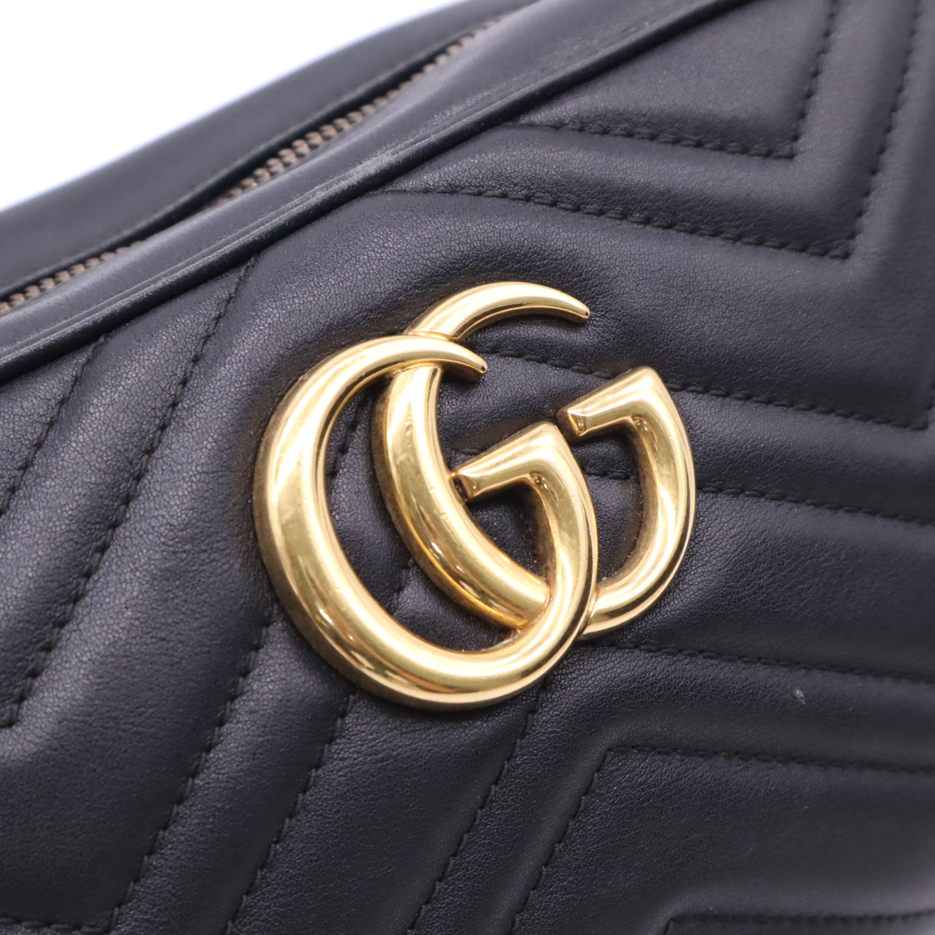 447632GG Marmont Small Black Shoulder Bag with Dust Bag — view 10