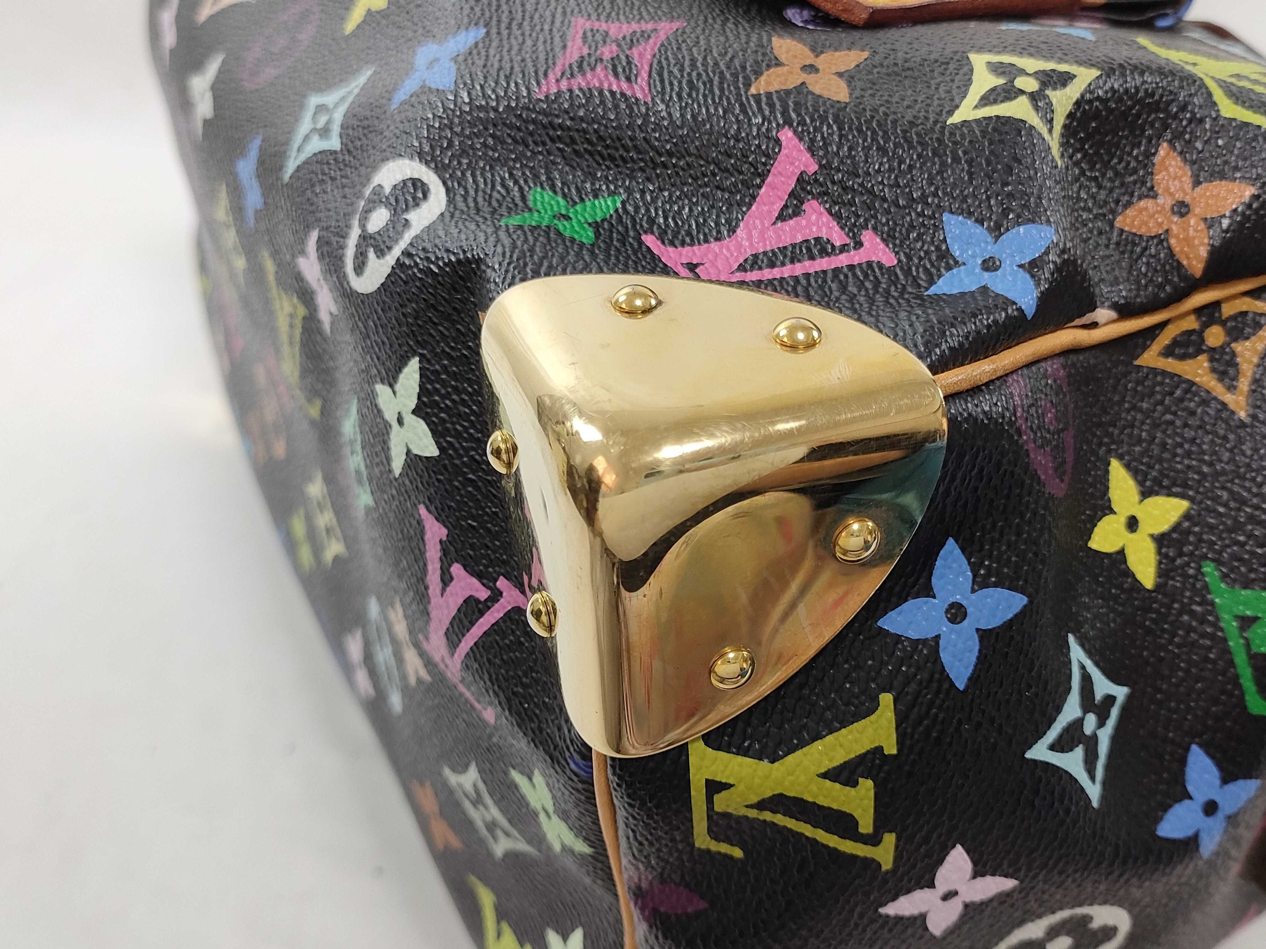 Monogram Multicolor ID- Cow Skin Multicolor Speedy 30 M92642 Black SP0066 Handbag — view 10