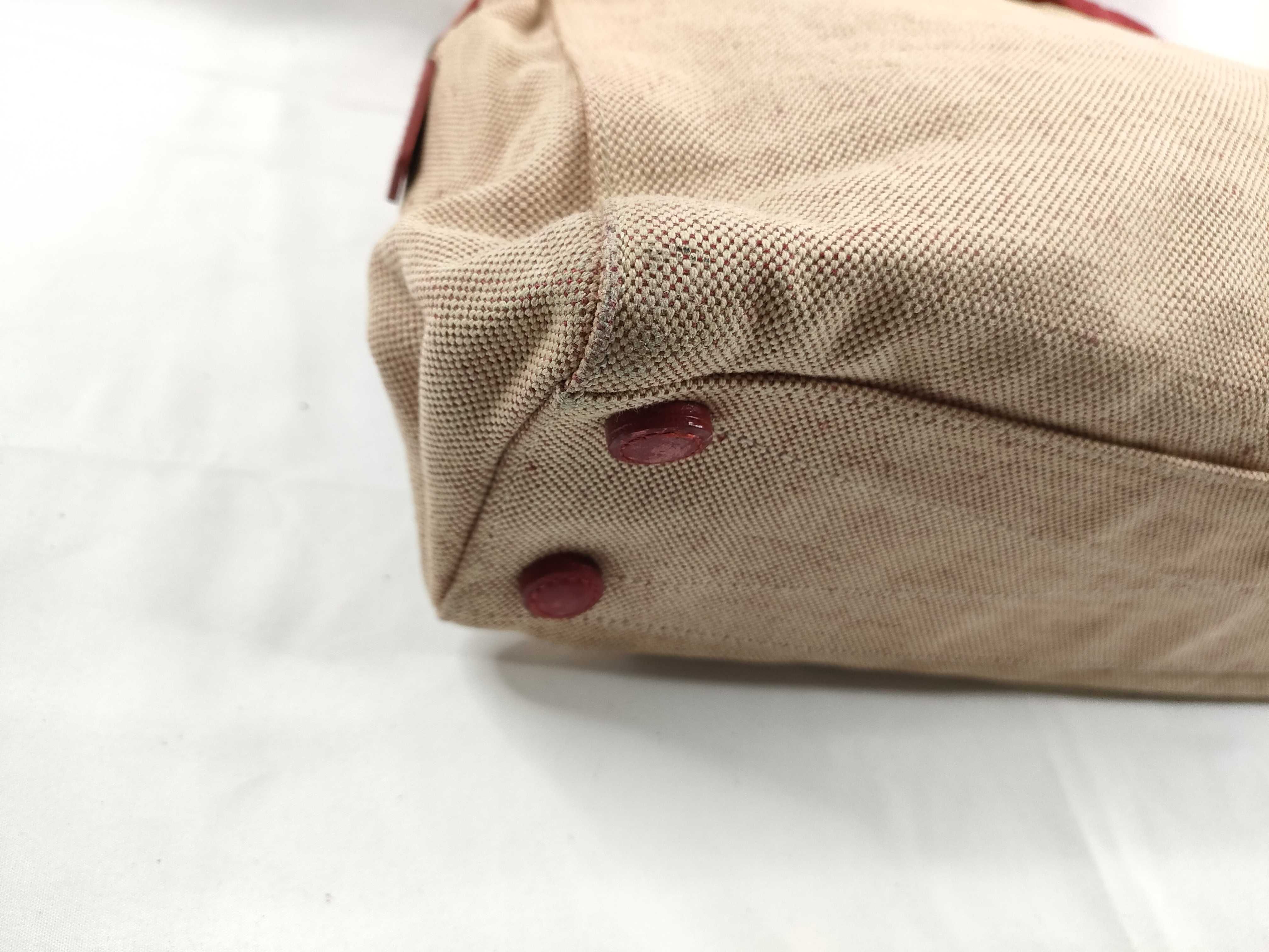 Sport Prada Canvas Tote Bag 113 with Padlock, Clochette, and 2 Keys — view 3