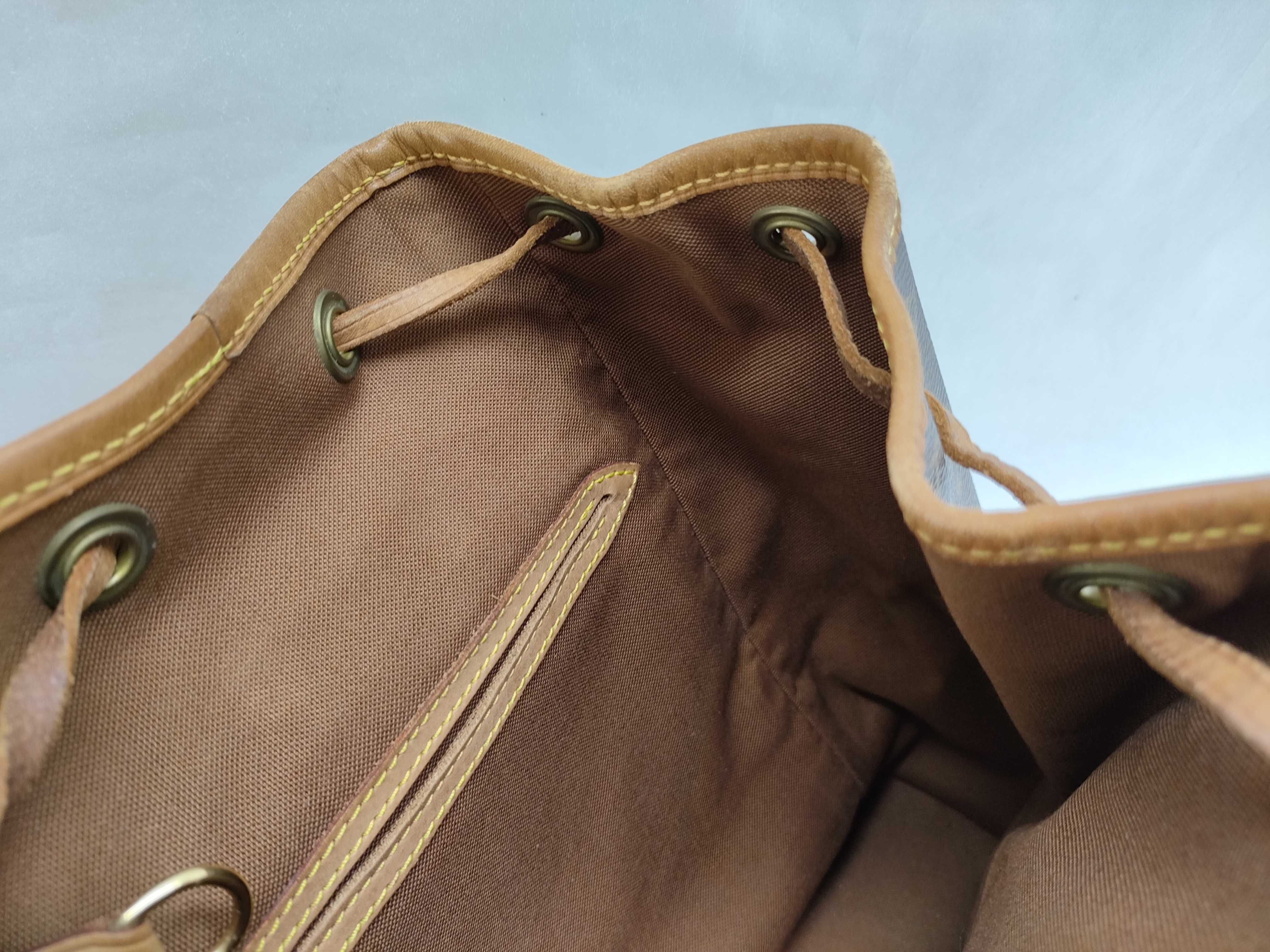 Monogram Louis Vuitton Montsouris MM Monogram Backpack Rucksack — view 10