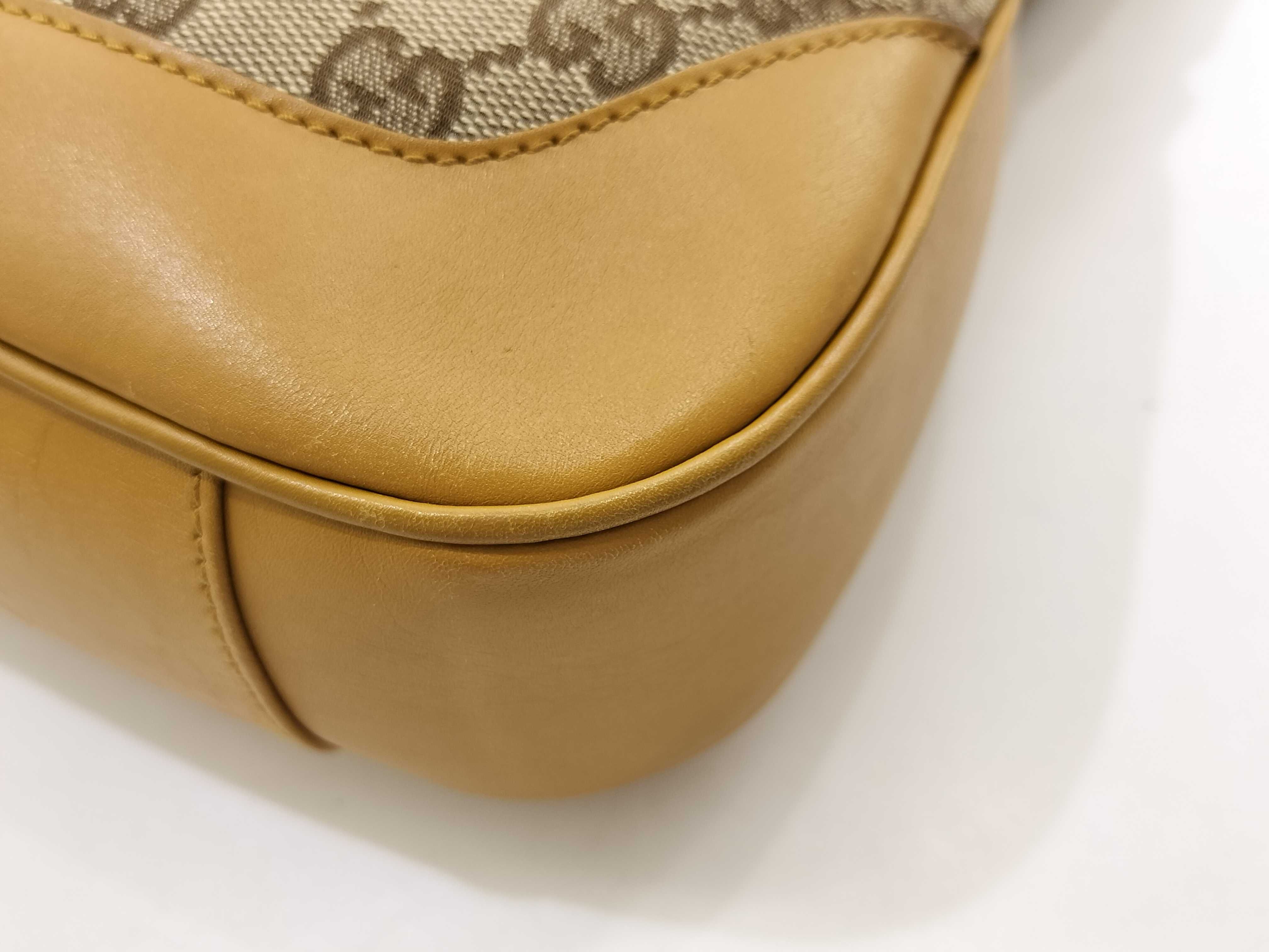 Bamboo GG Canvas 2WAY Handbag Bamboo Camel Strap Bag — view 5