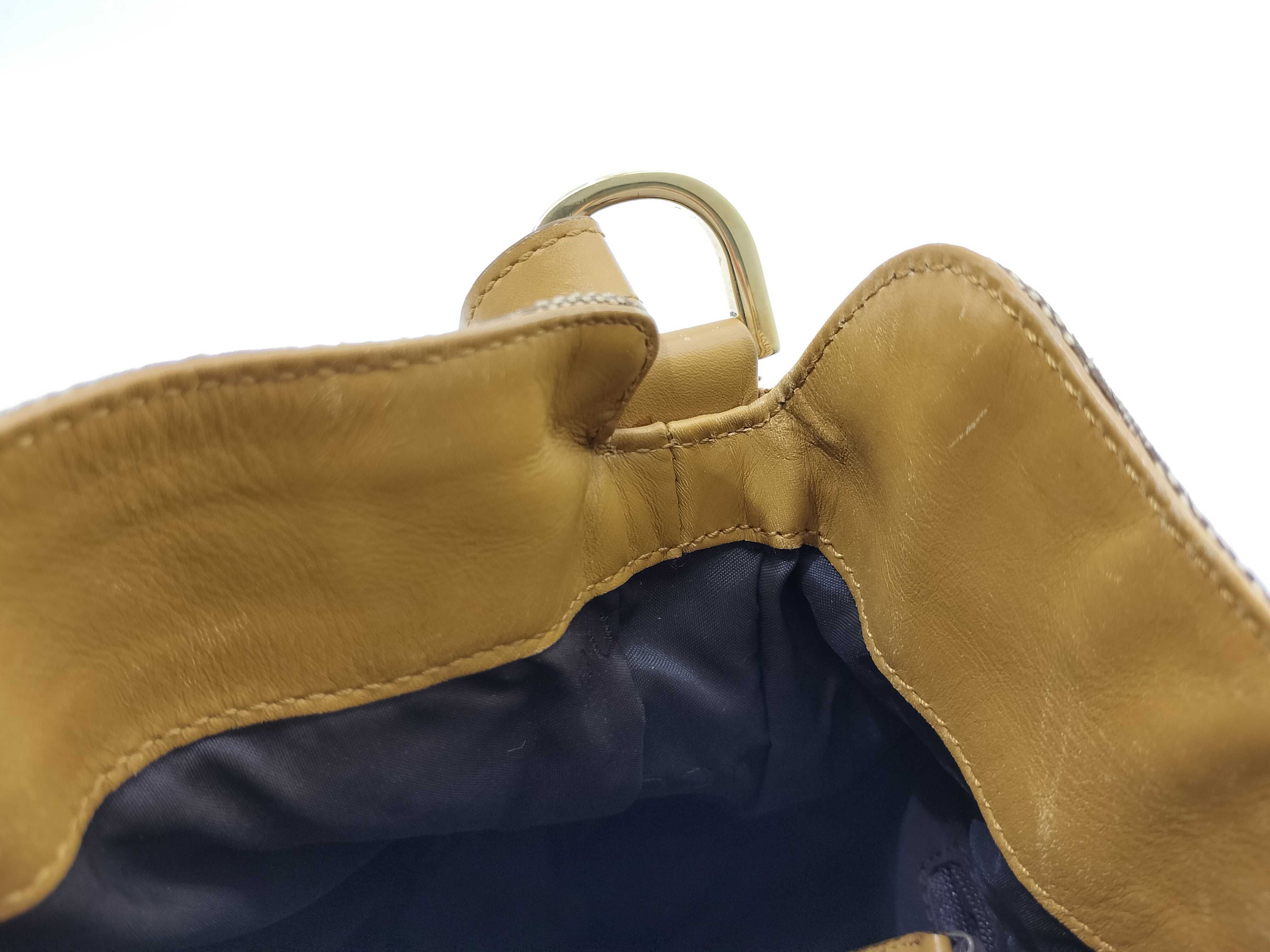 Bamboo GG Canvas 2WAY Handbag Bamboo Camel Strap Bag — view 10