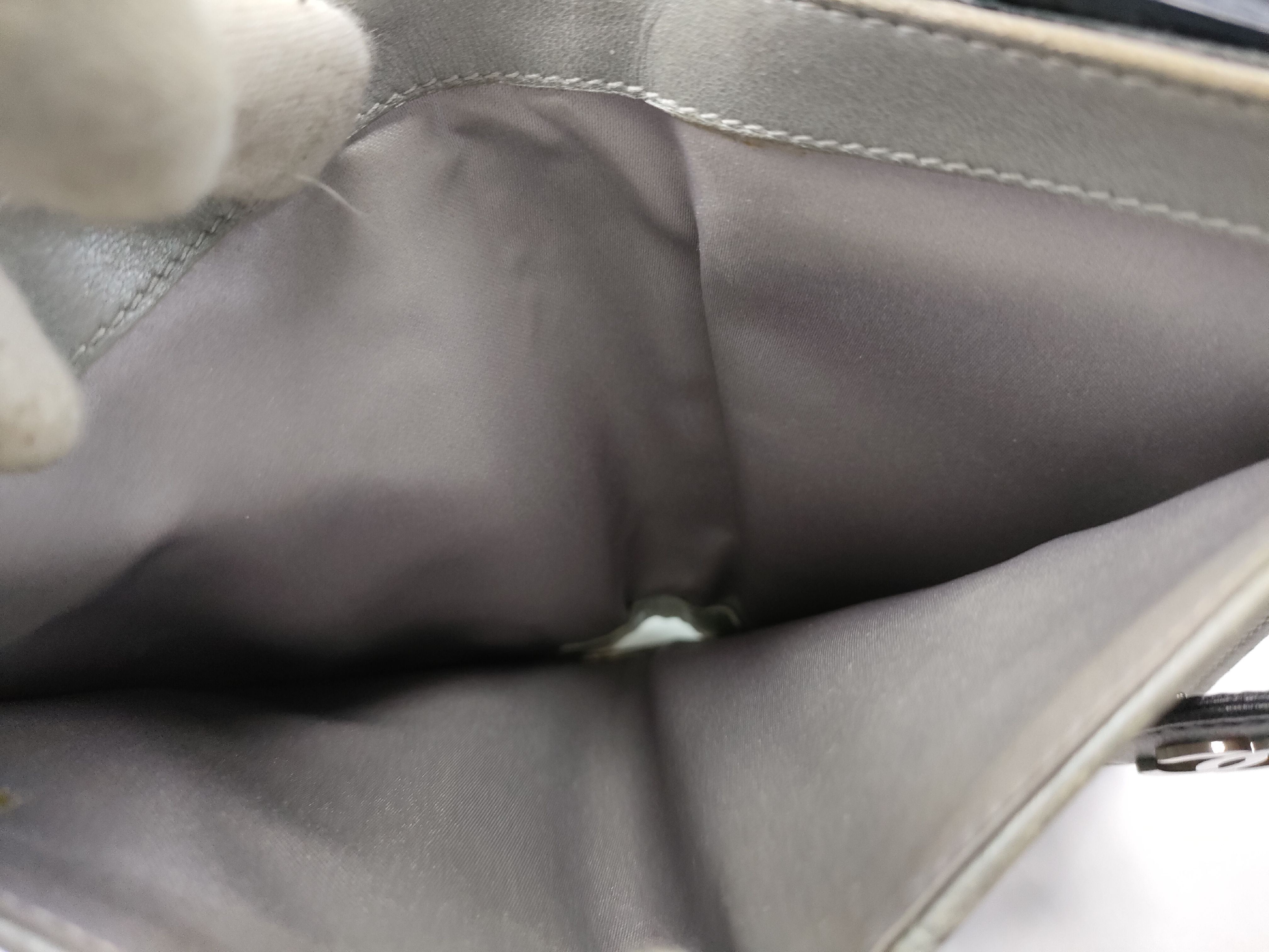 Black Lambskin Camellia Wallet (Serial Number 16) — view 11