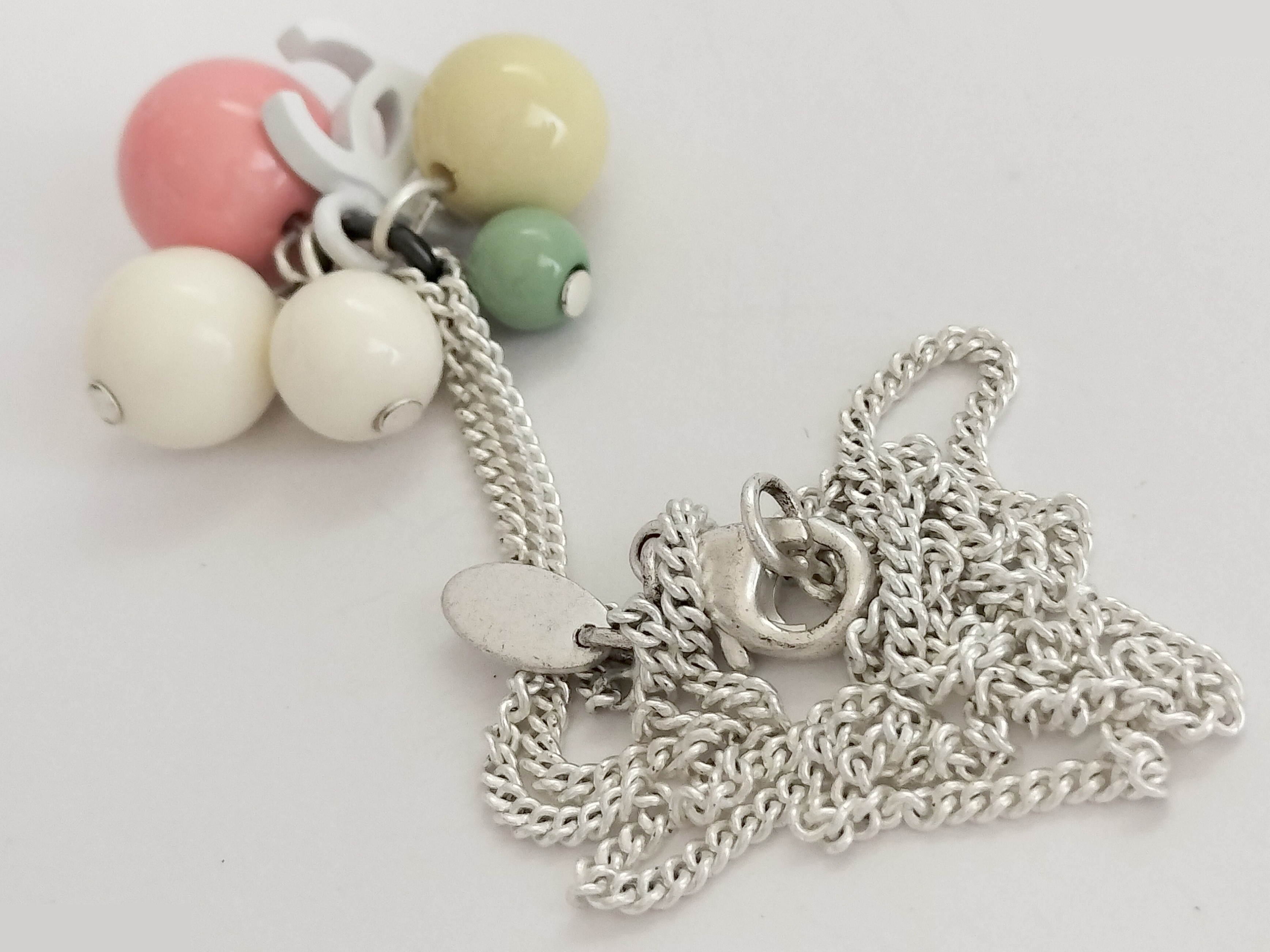 Coco Ball Silver Necklace, Chain approx. 42cm — view 6