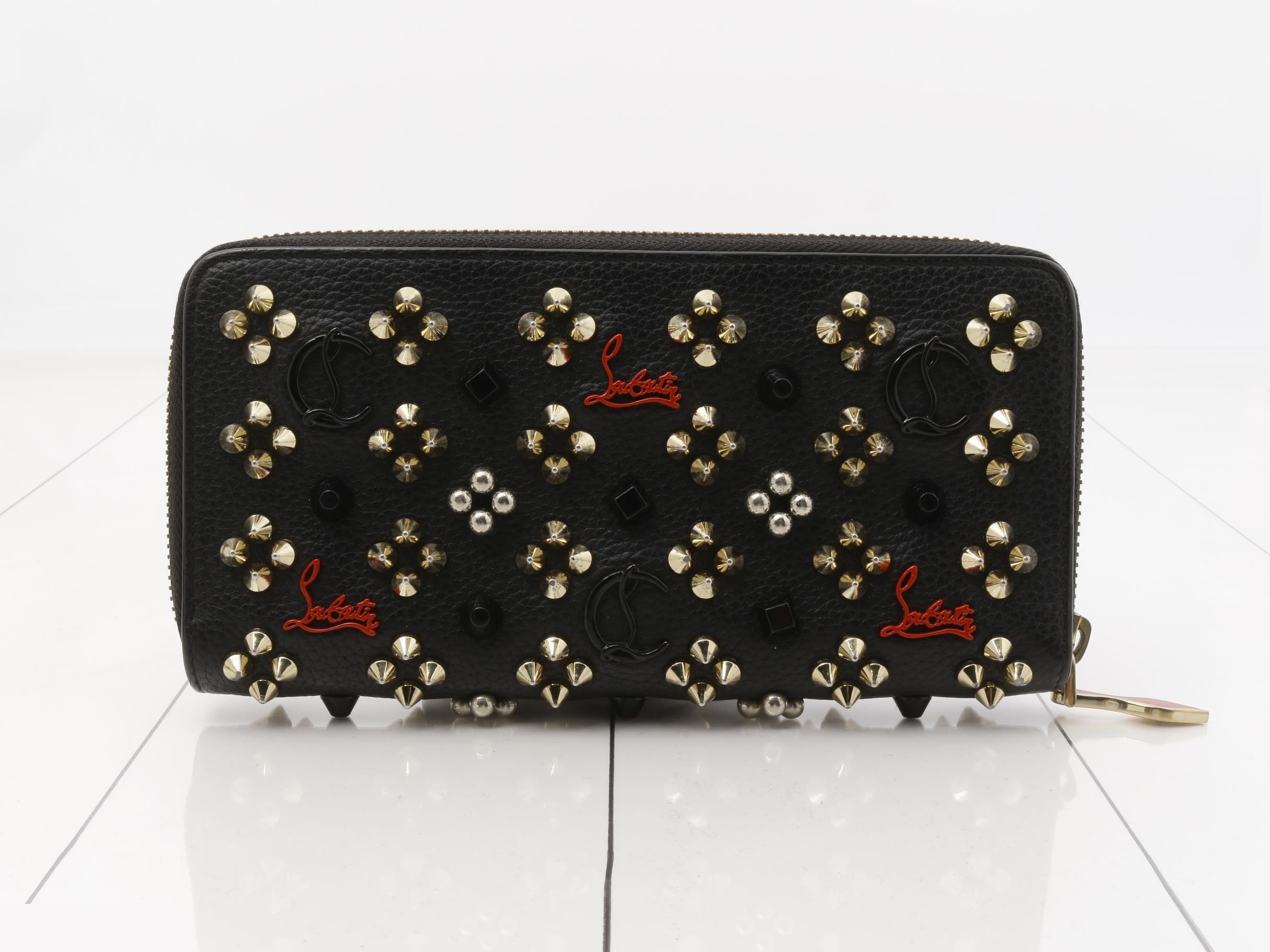 Panettone Multicolor Studded Round Zip Long Wallet — view 2
