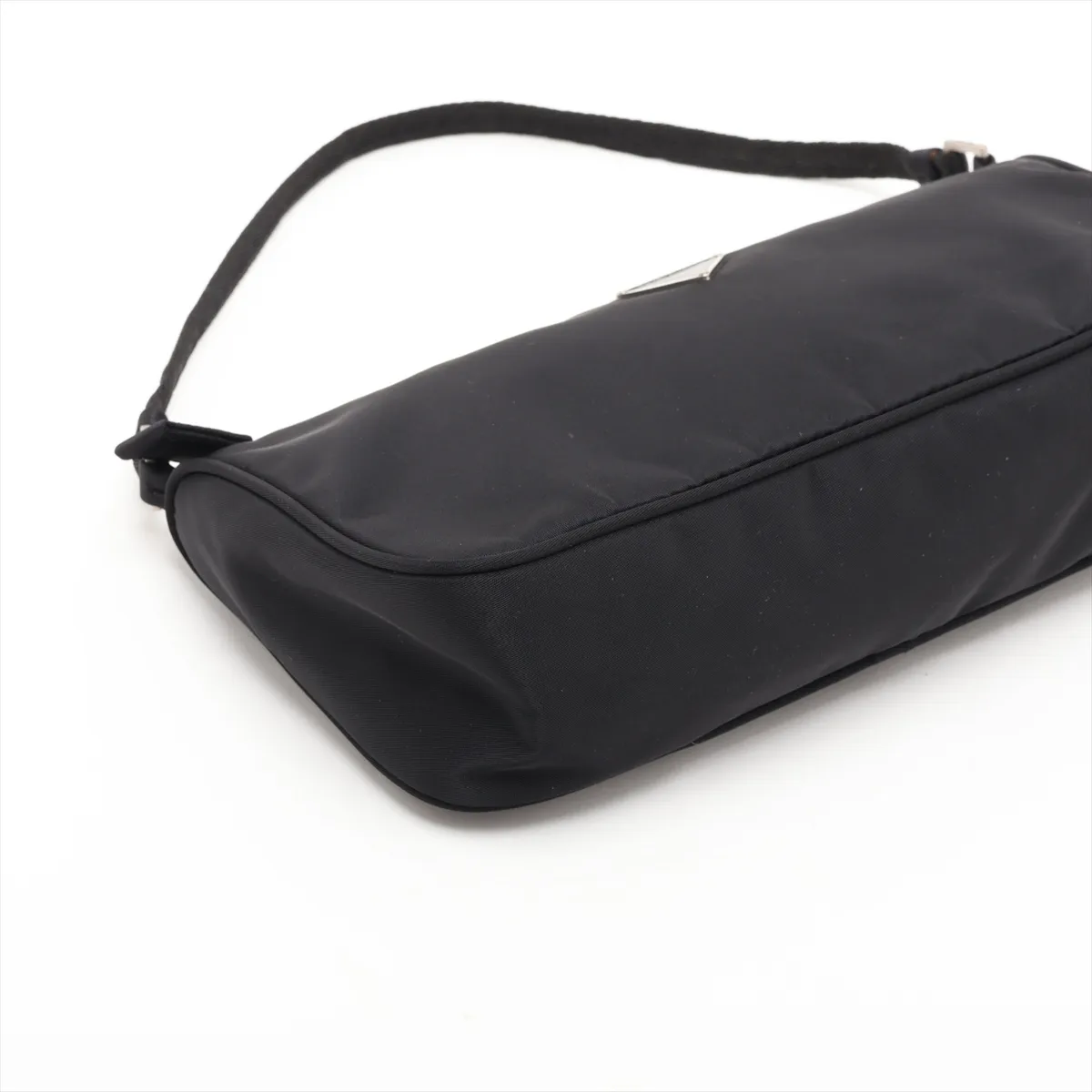 Tessuto Nylon Handbag, Black — view 4