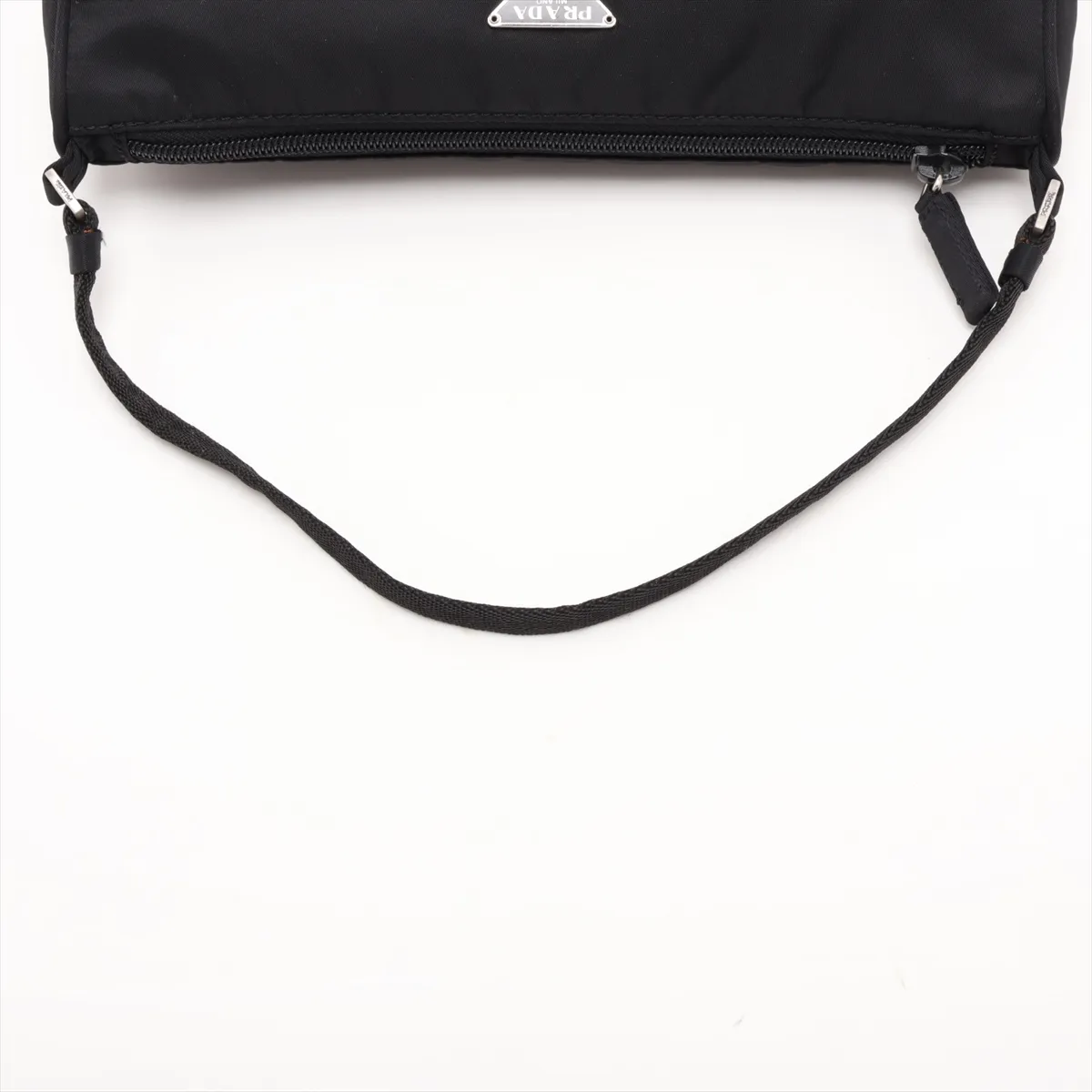 Tessuto Nylon Handbag, Black — view 5