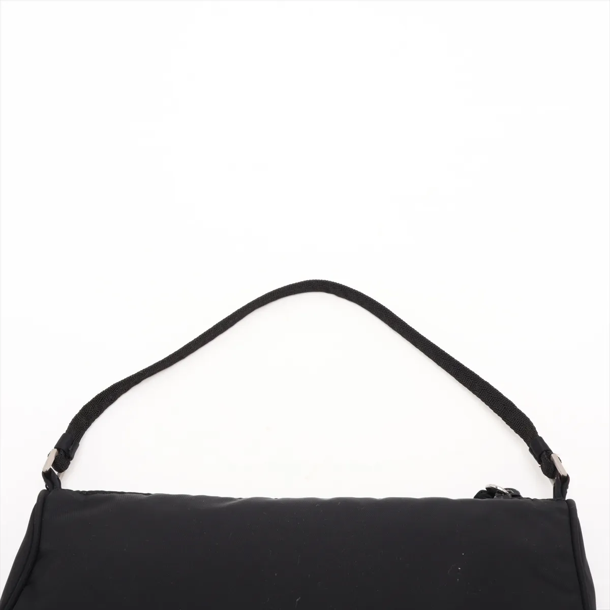 Tessuto Nylon Handbag, Black — view 6