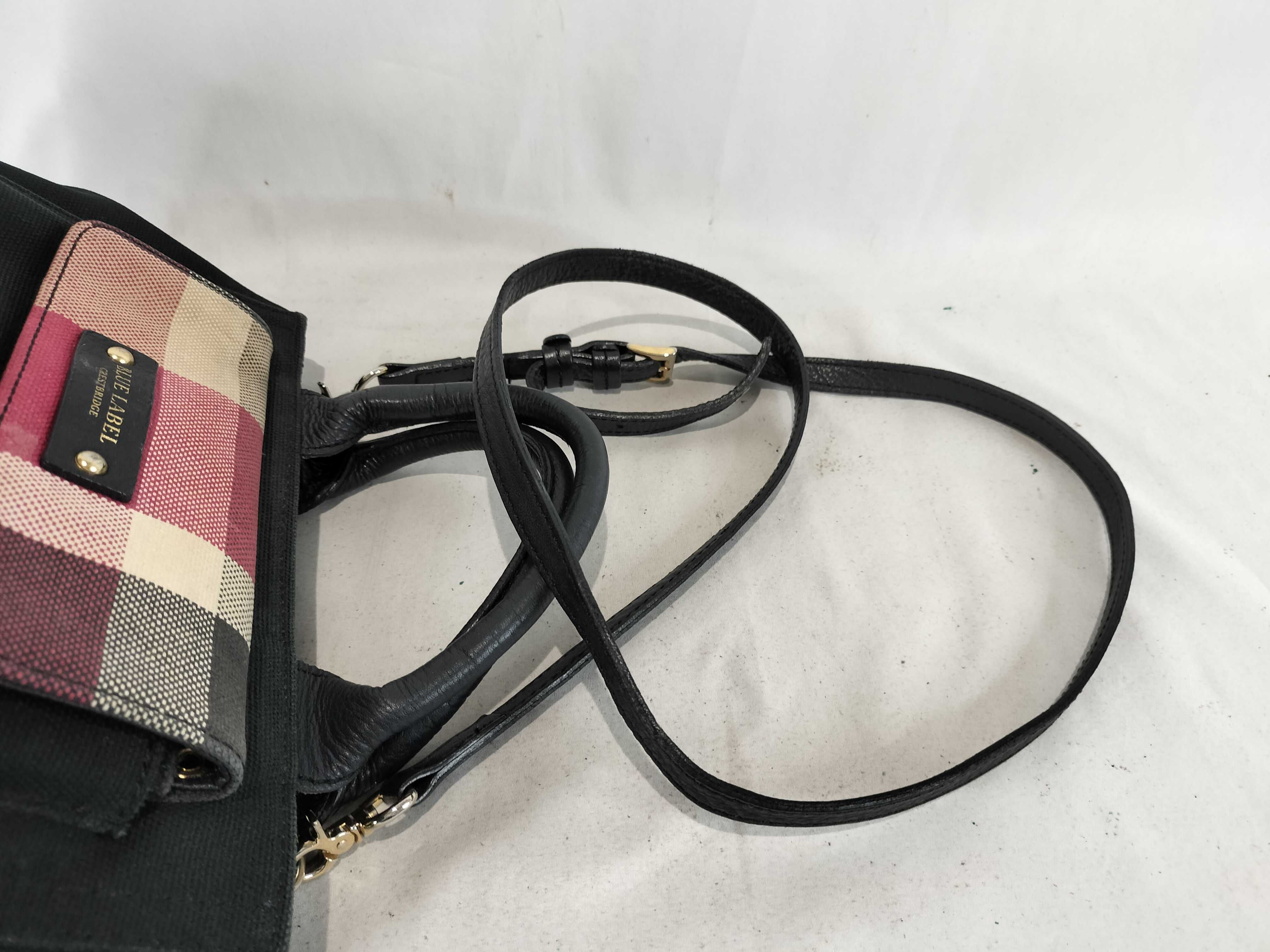 Blue Label 2-Way Handbag Denim Shoulder Bag — view 4