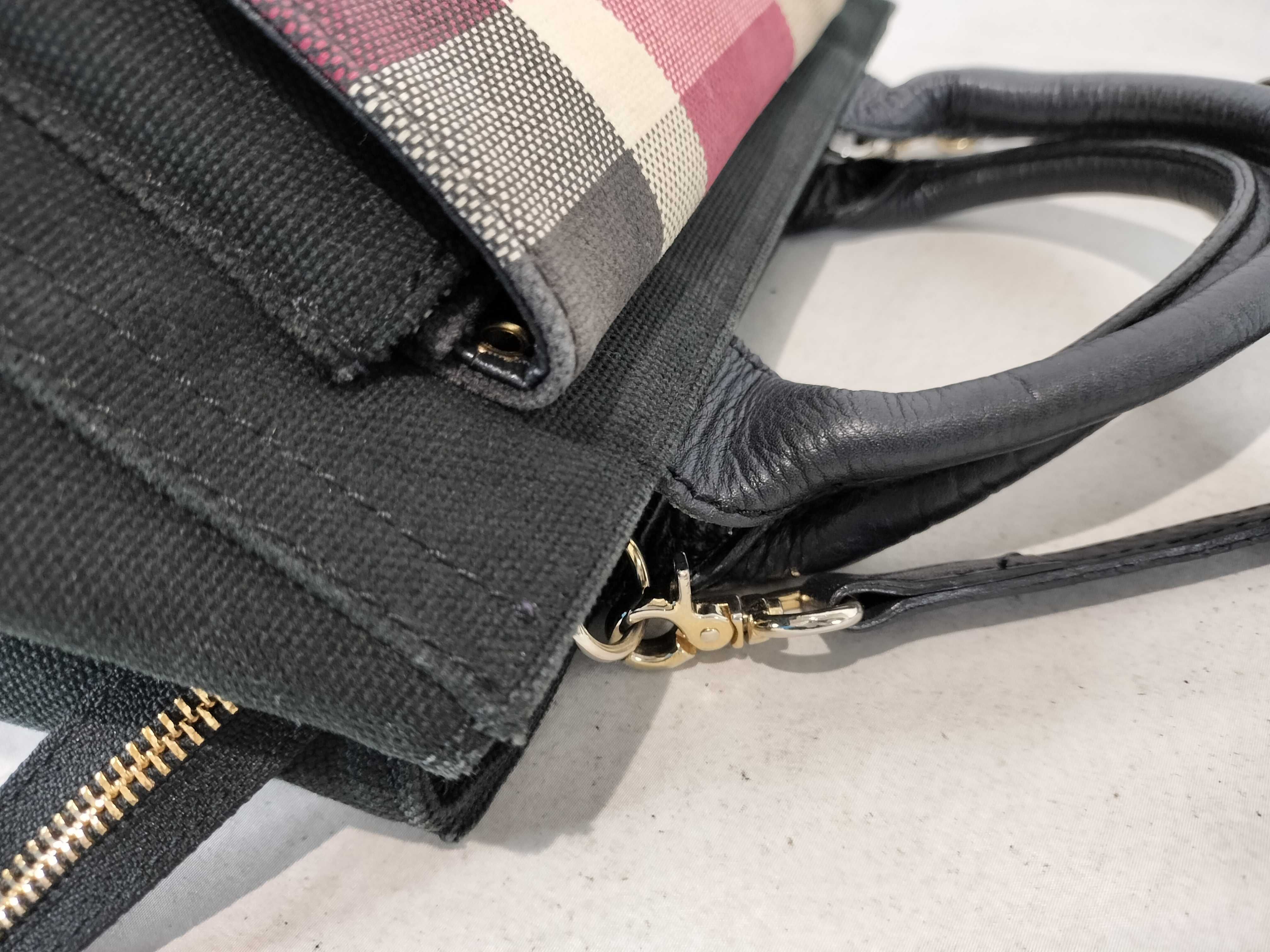 Blue Label 2-Way Handbag Denim Shoulder Bag — view 6