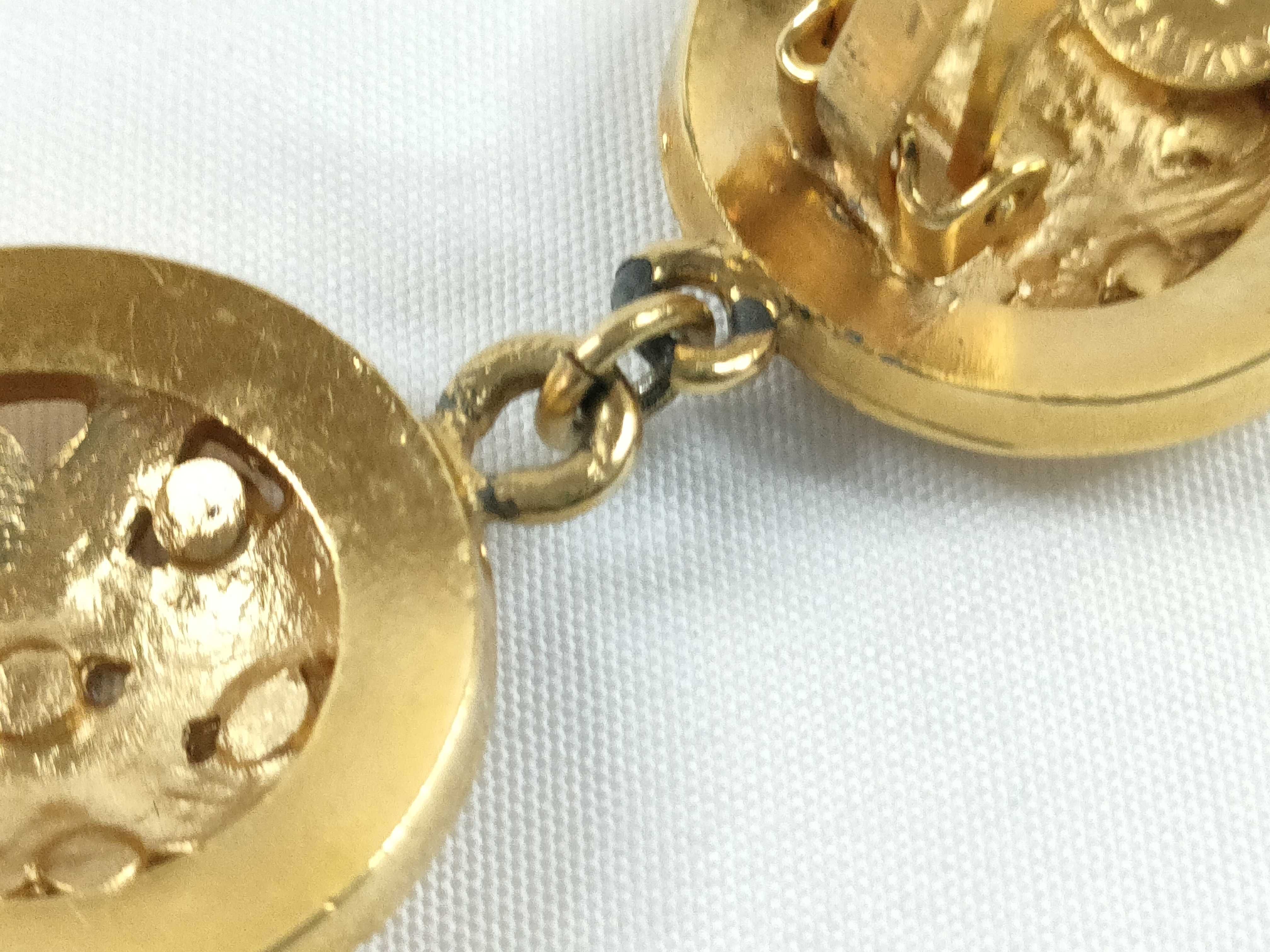 Logo Rhinestone Swing Earrings — view 8
