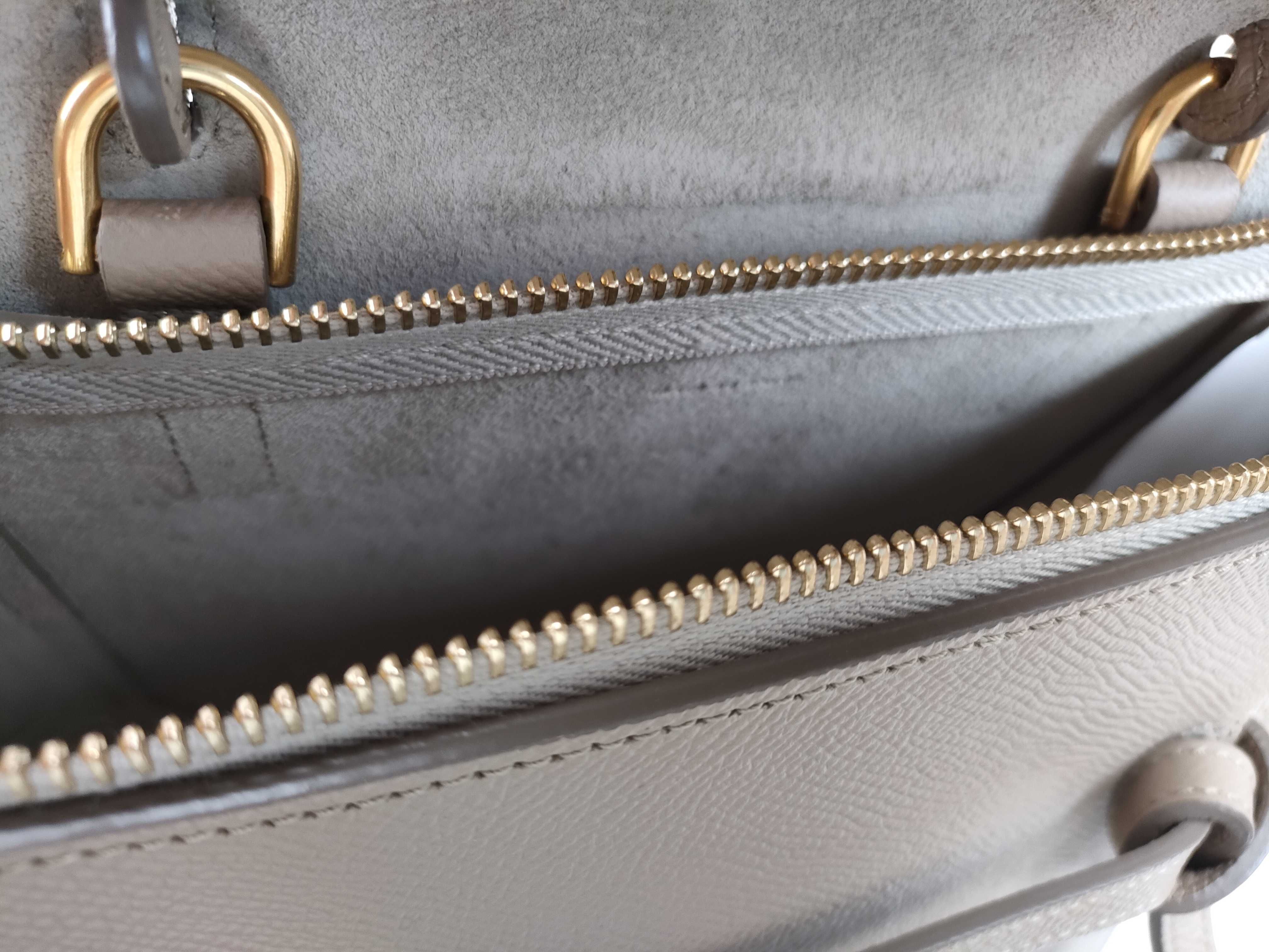 FR- Belt Bag Nano grey Leather 2-Way Handbag Shoulder Bag — view 8