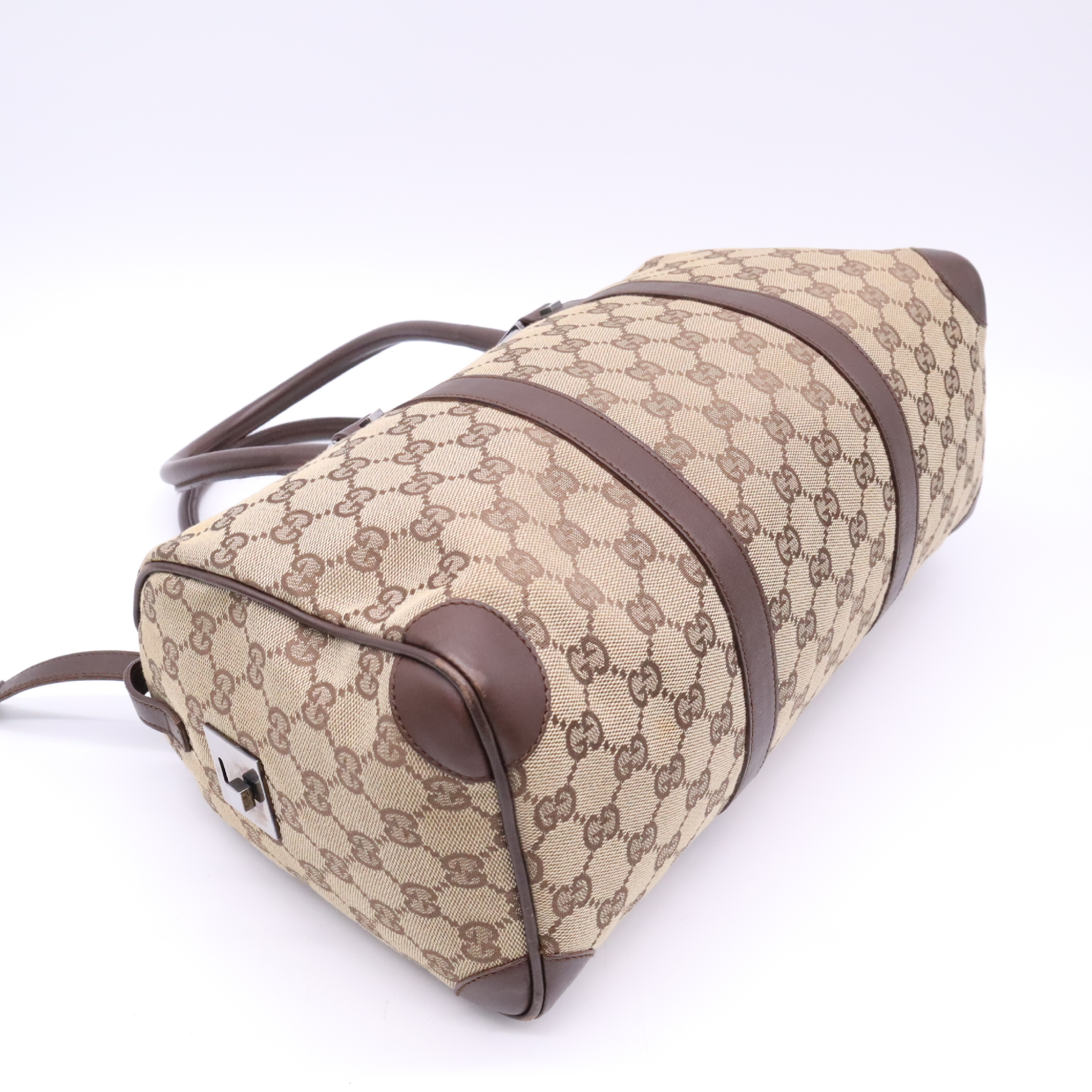 000.0846GG Canvas Handbag with Dust Bag — view 3