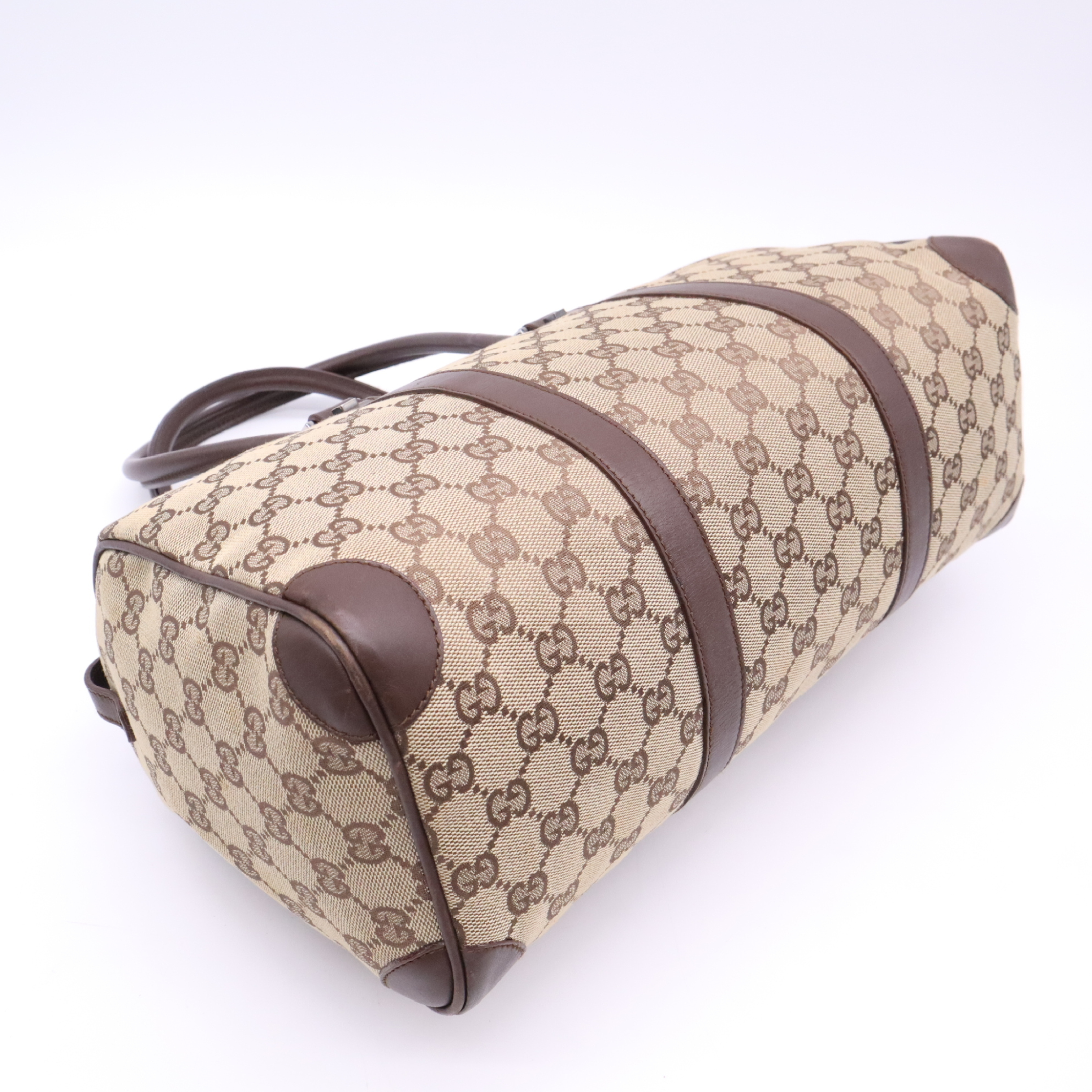 000.0846GG Canvas Handbag with Dust Bag — view 4
