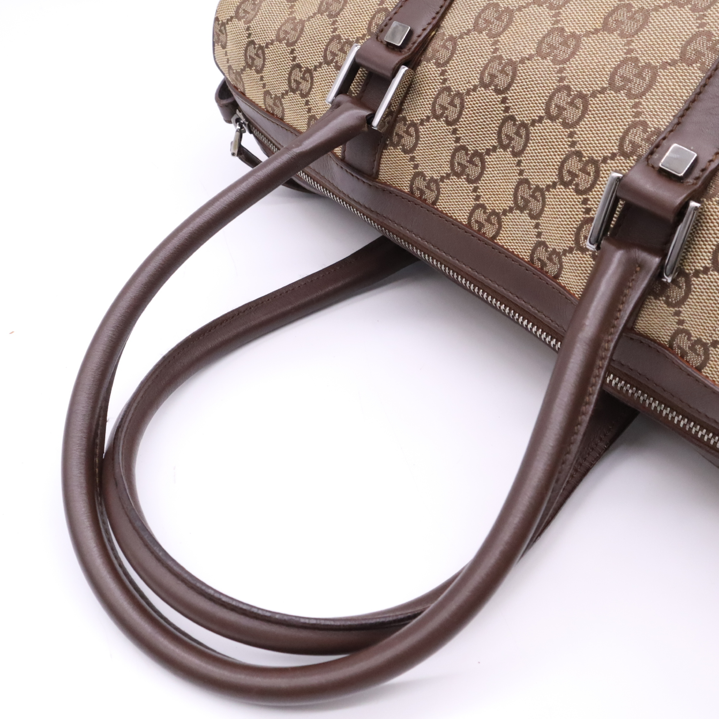 000.0846GG Canvas Handbag with Dust Bag — view 7