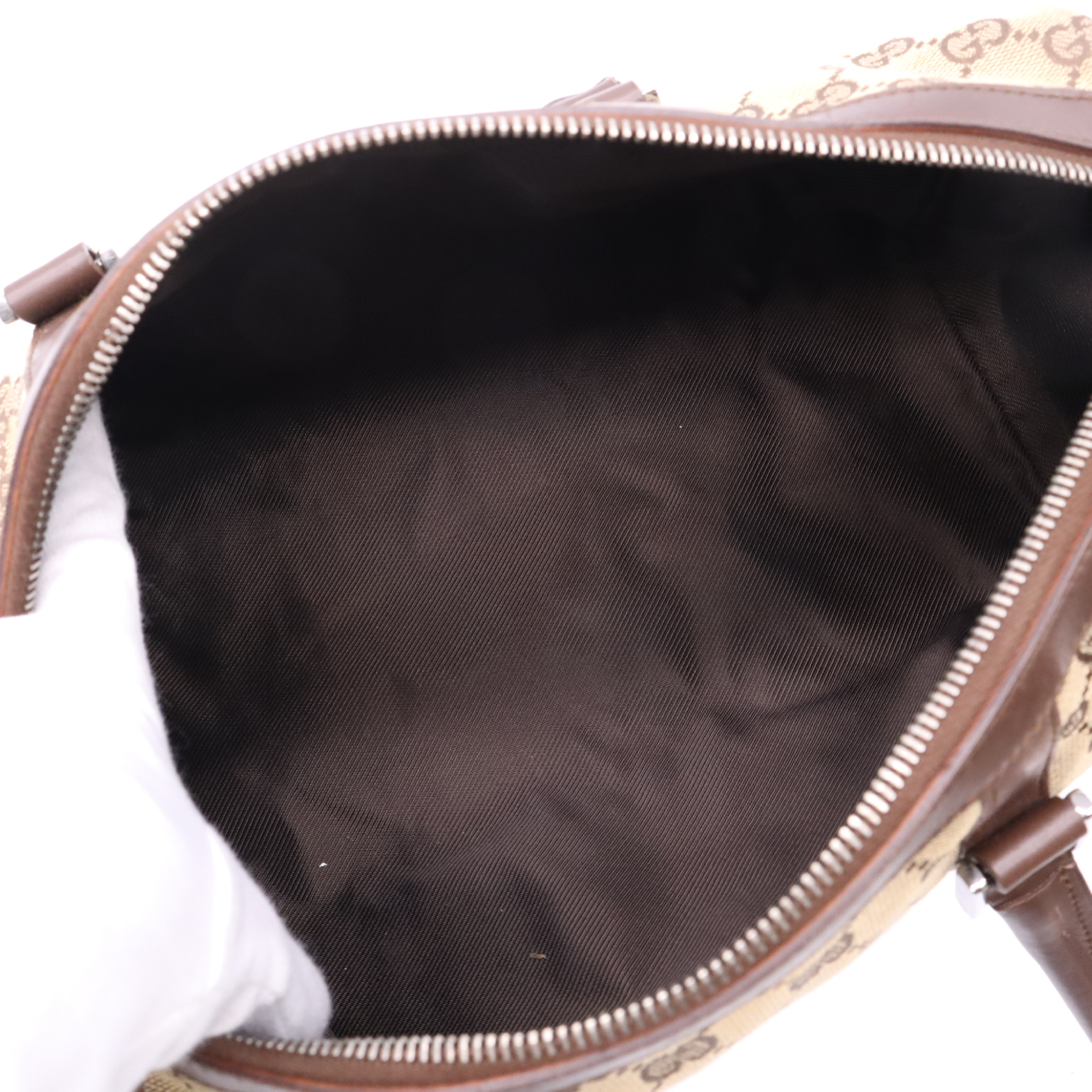 000.0846GG Canvas Handbag with Dust Bag — view 9