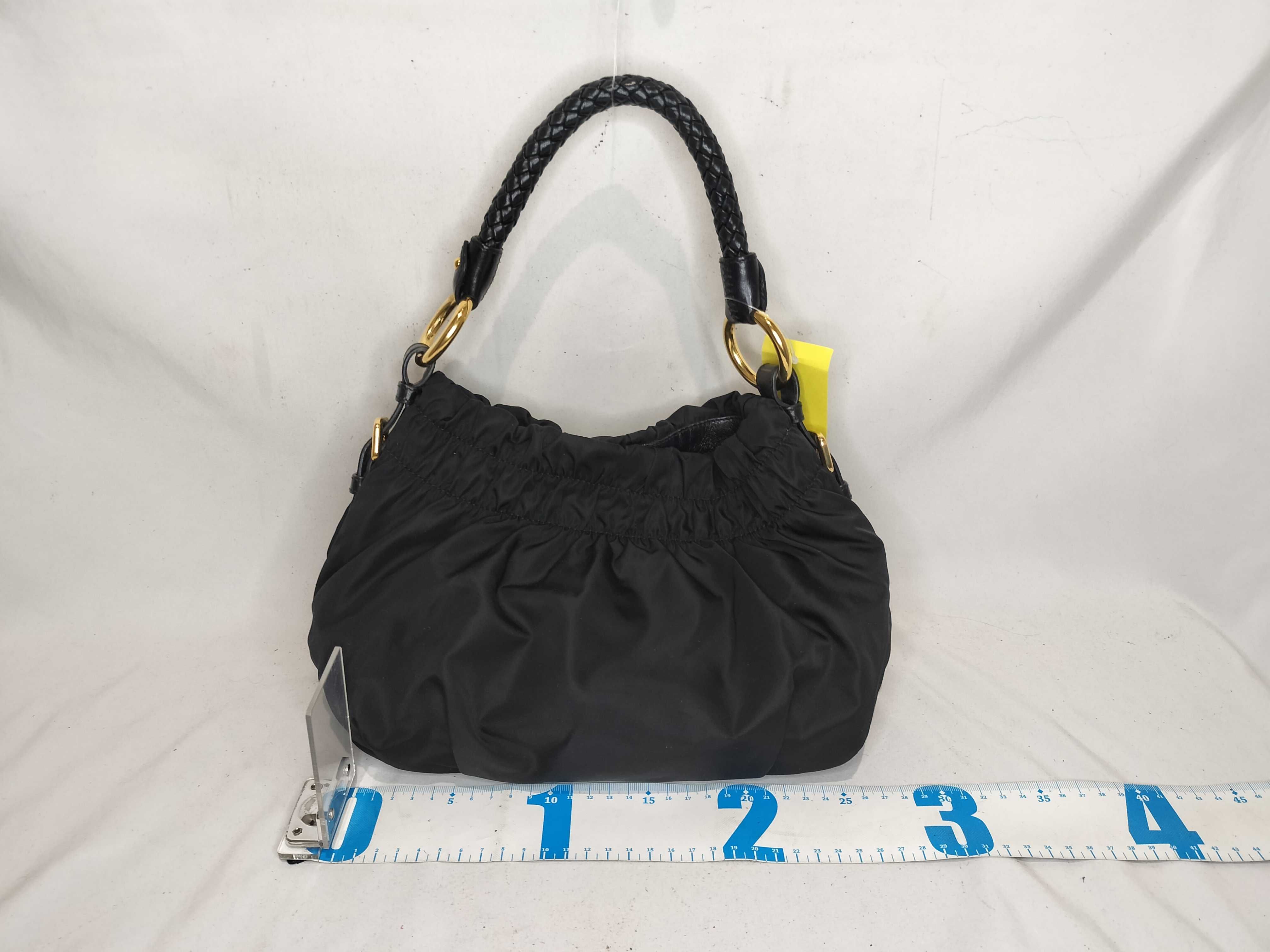 Nylon Leather One-Shoulder Handbag BR4237 — view 3