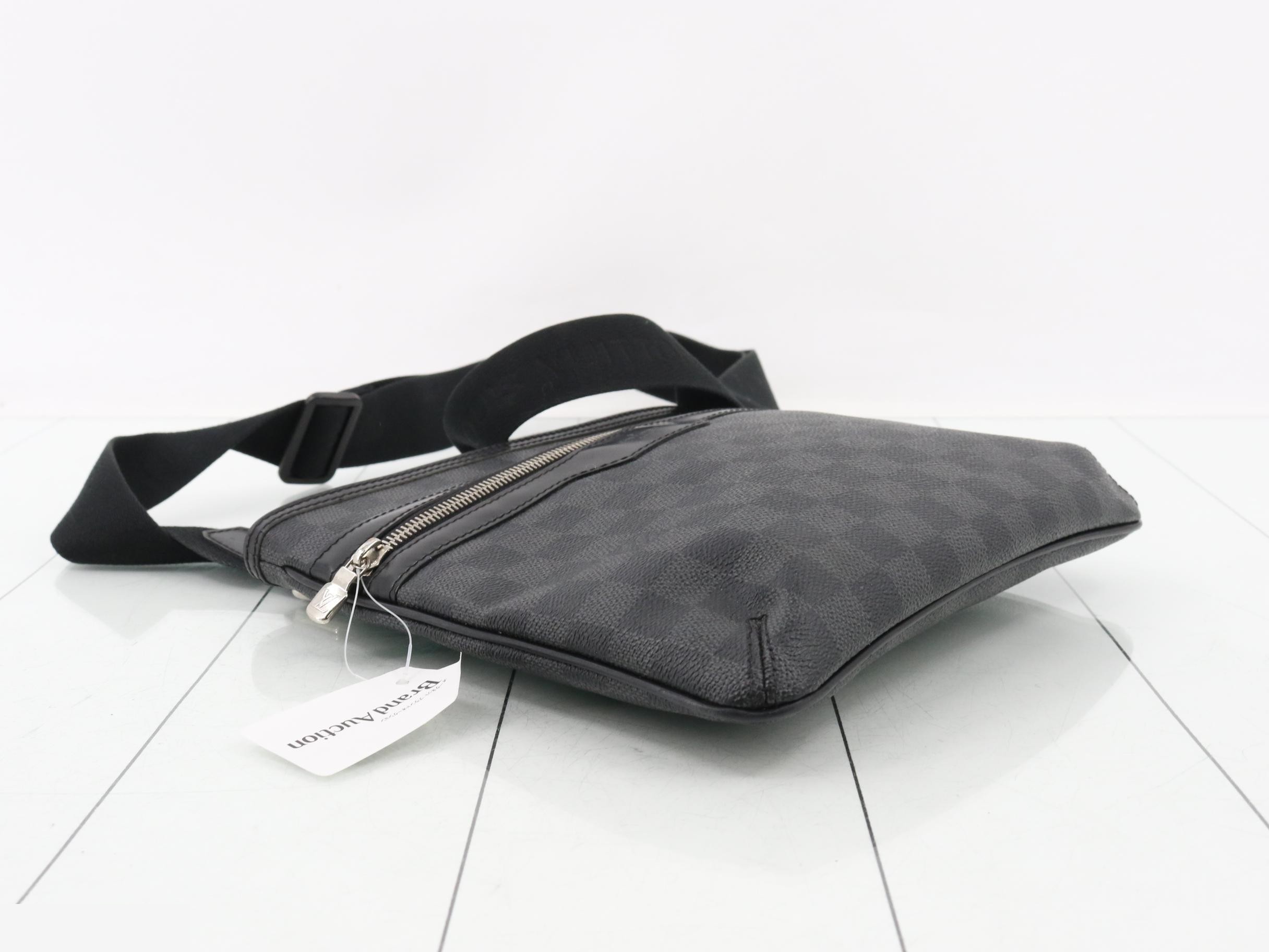 N58028 Thomas Damier Graphite Shoulder Bag — view 5