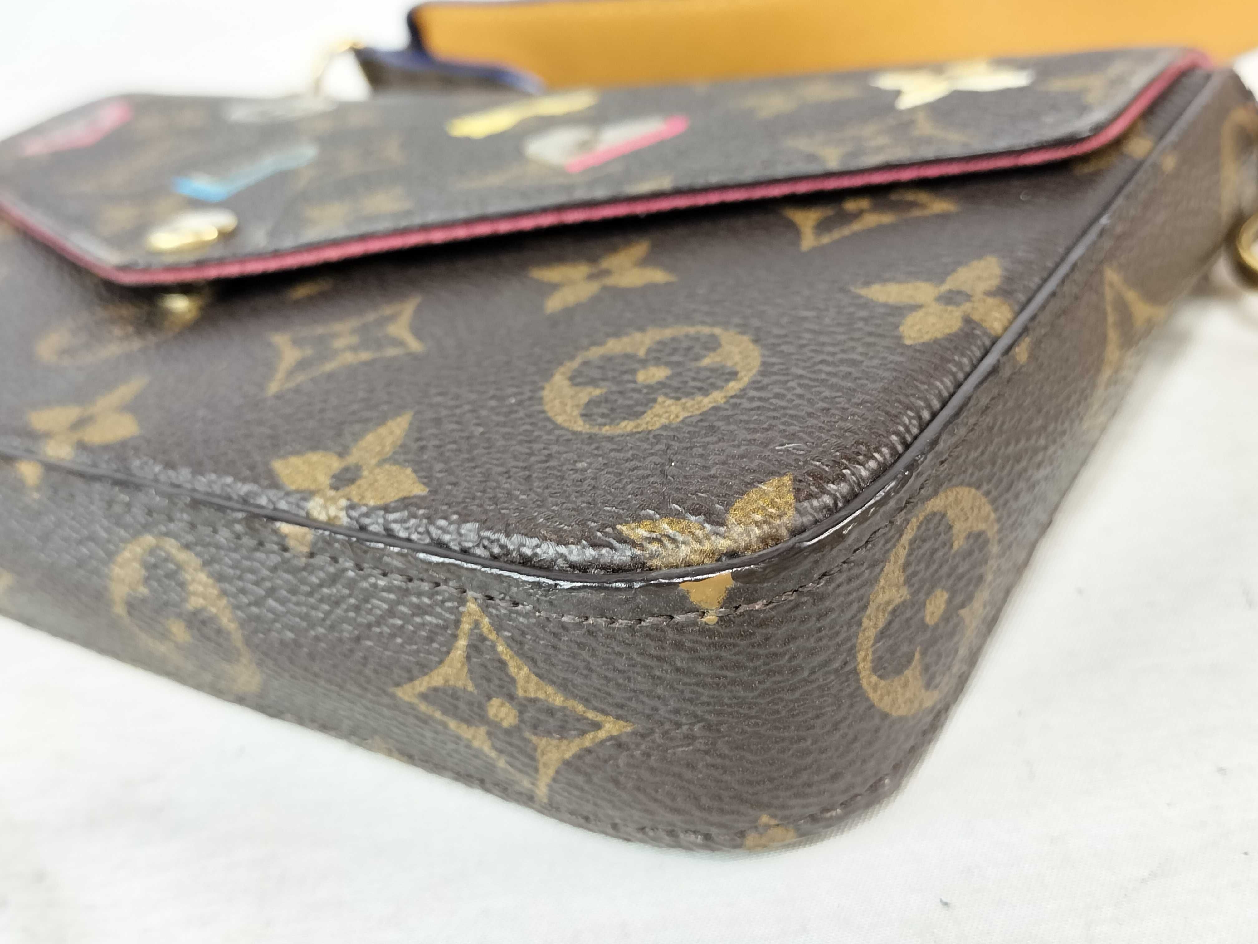 Monogram Love Lock Shoulder Pouch Shoulder Bag — view 6