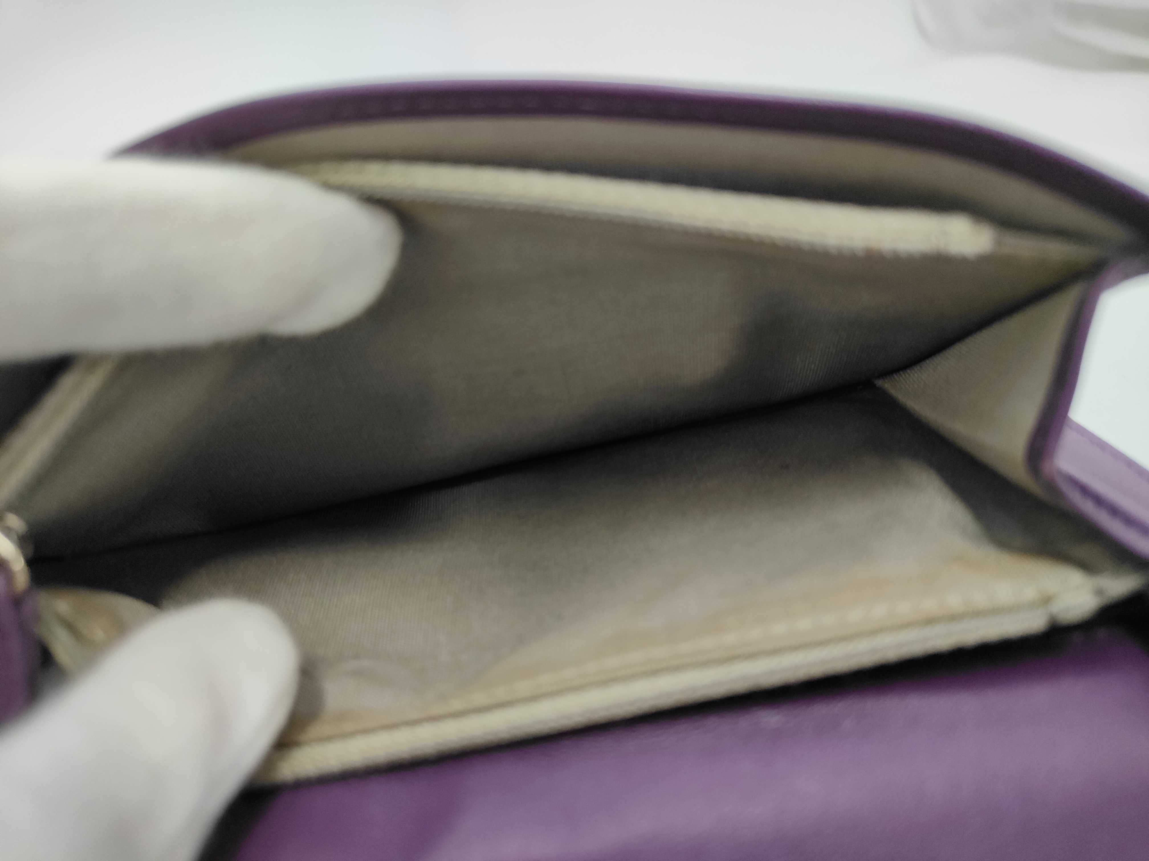 Enamel Patent Leather Matelasse Bifold Wallet — view 6