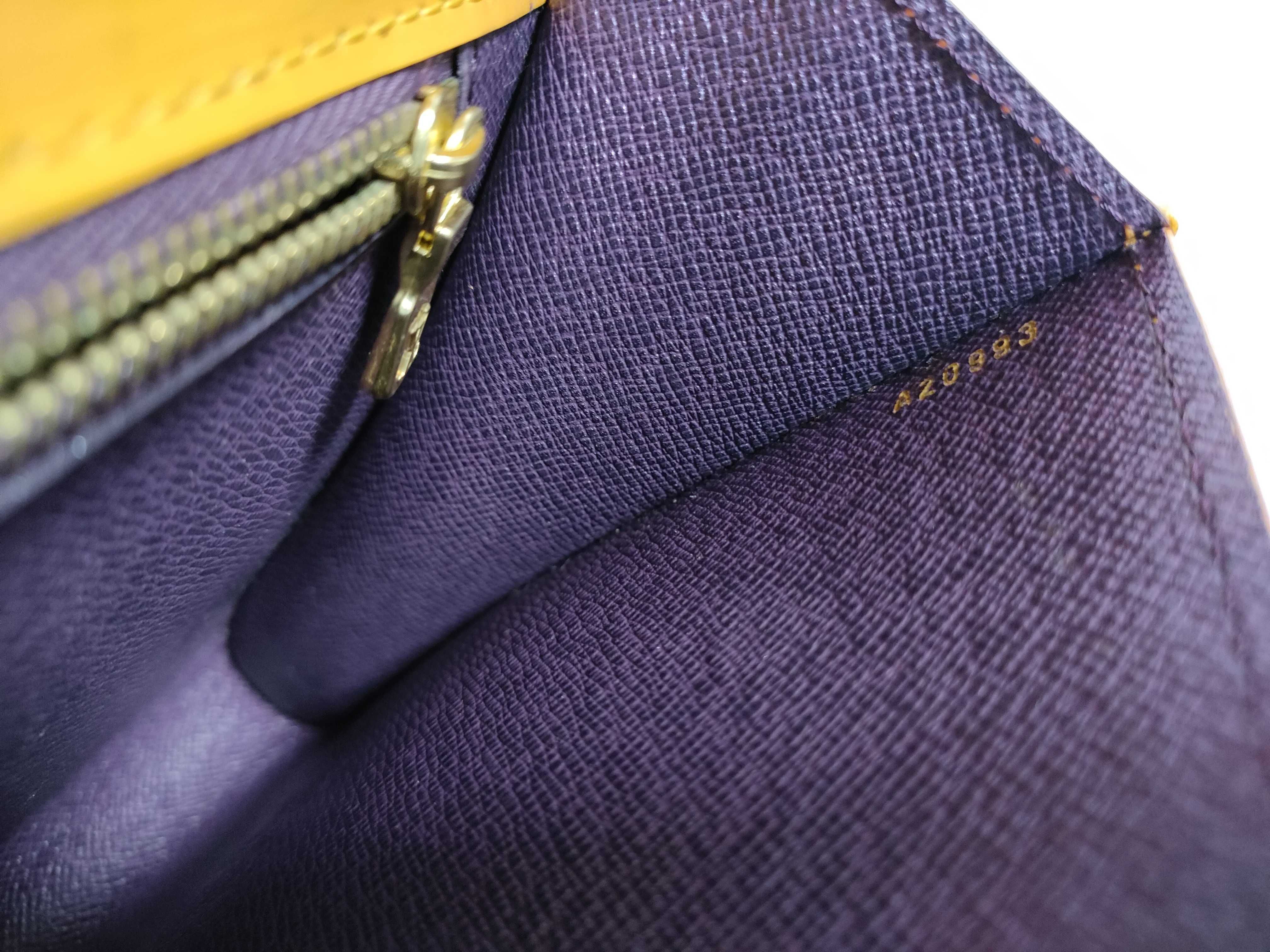 Epi Leather Shoulder Bag, Arche Tassili Yellow, M52579 — view 13