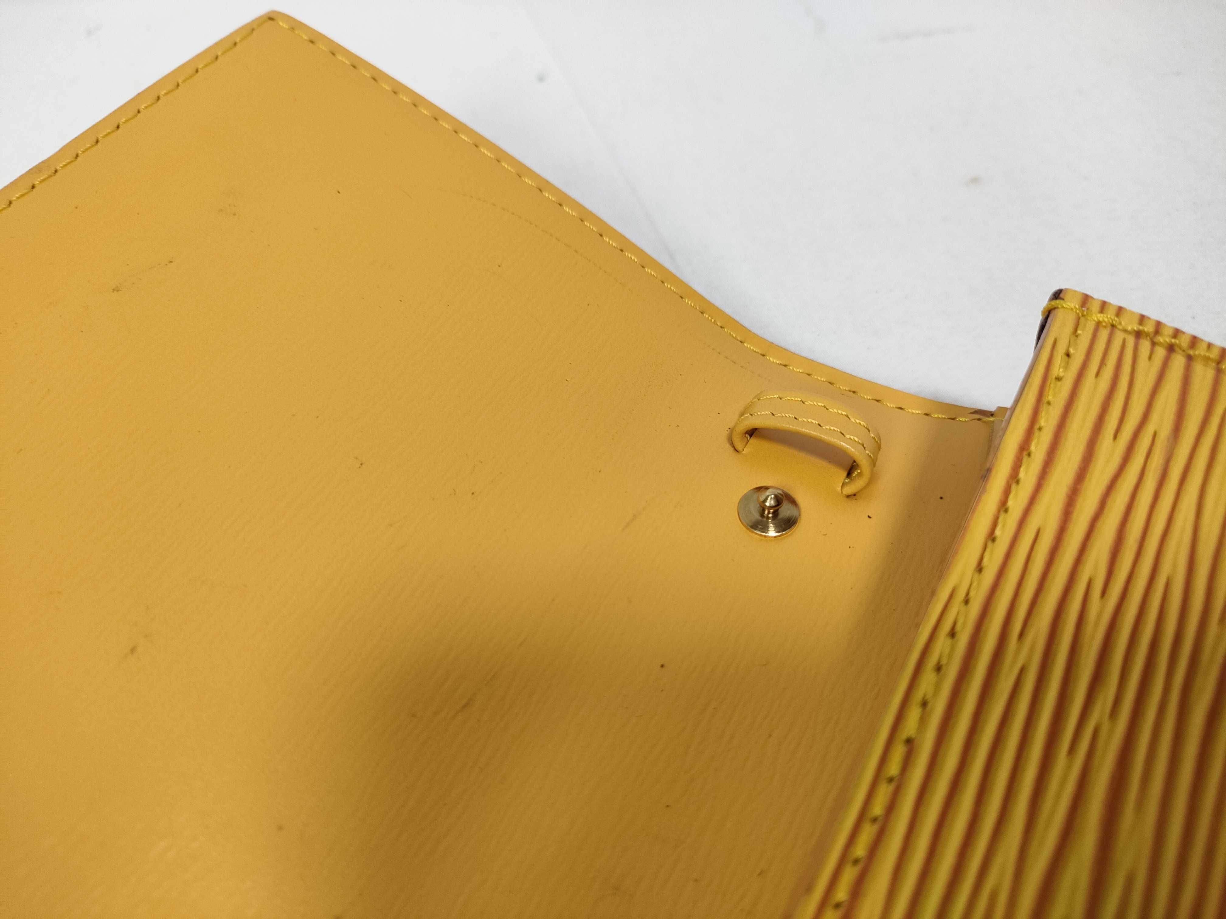 Epi Leather Shoulder Bag, Arche Tassili Yellow, M52579 — view 10