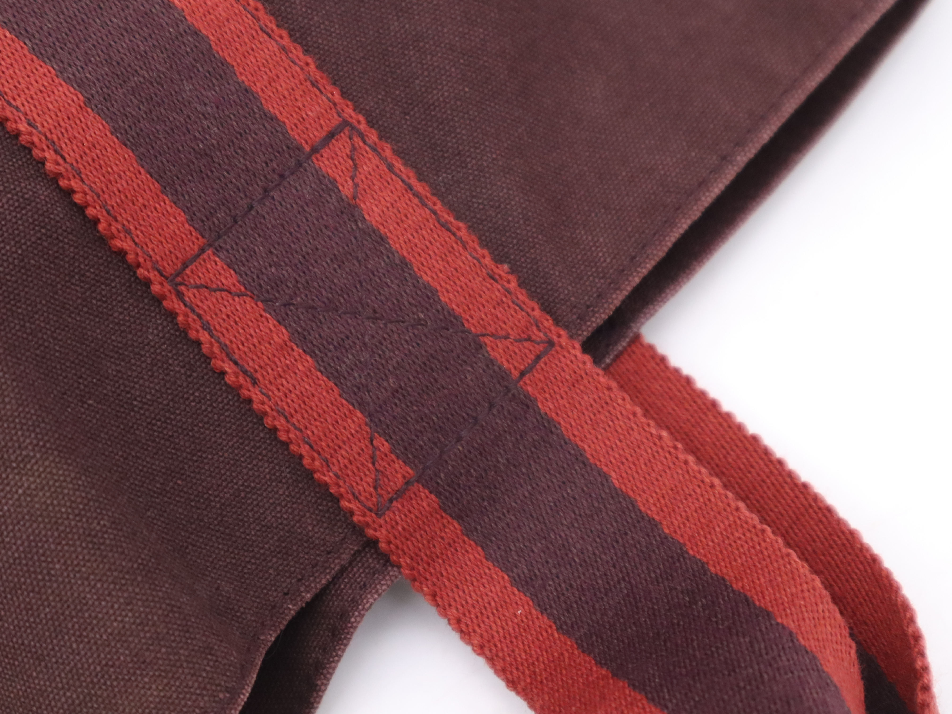Canvas Fourre-Tout Cabas Bordeaux Tote Bag — view 8