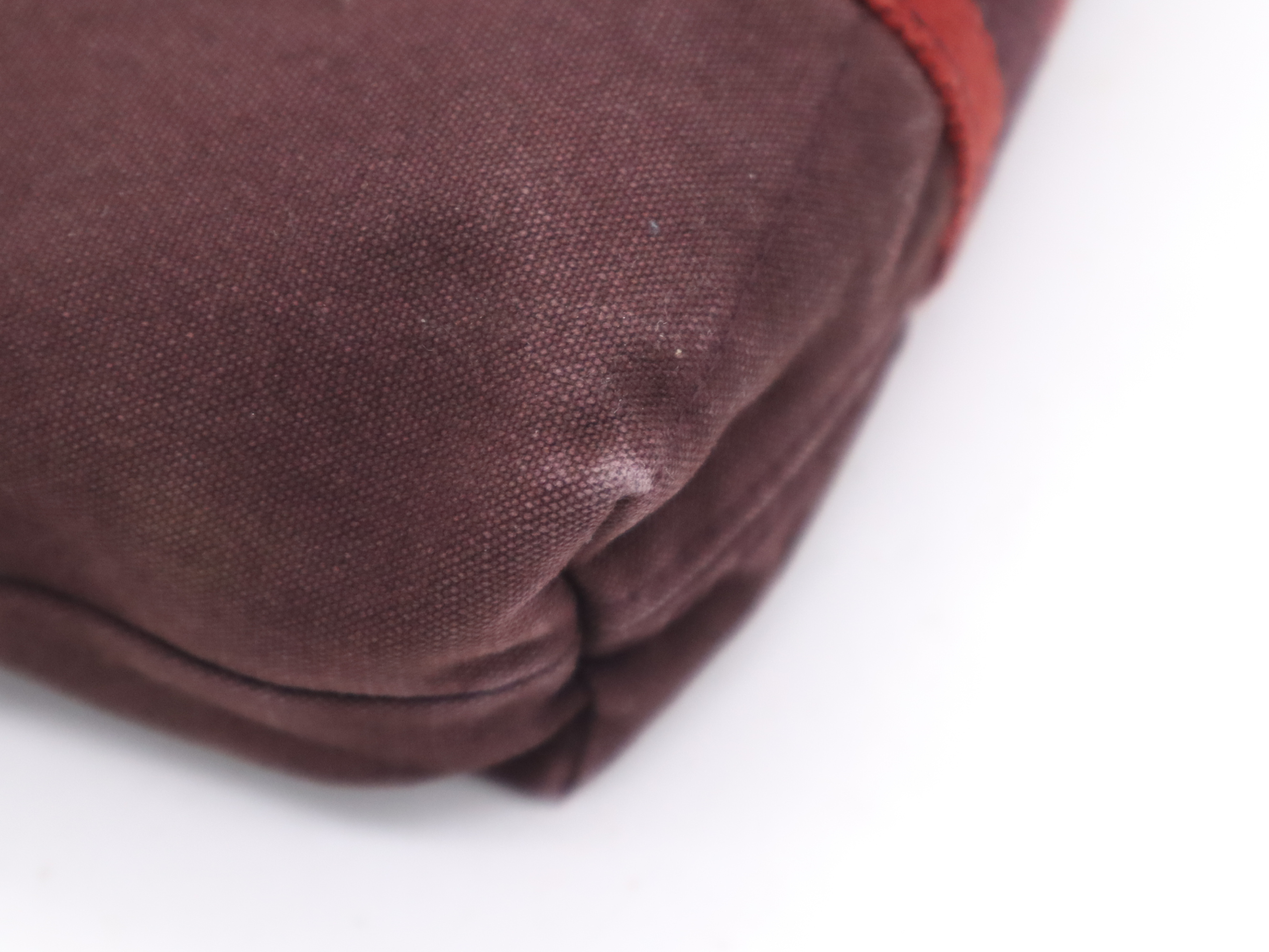 Canvas Fourre-Tout Cabas Bordeaux Tote Bag — view 10