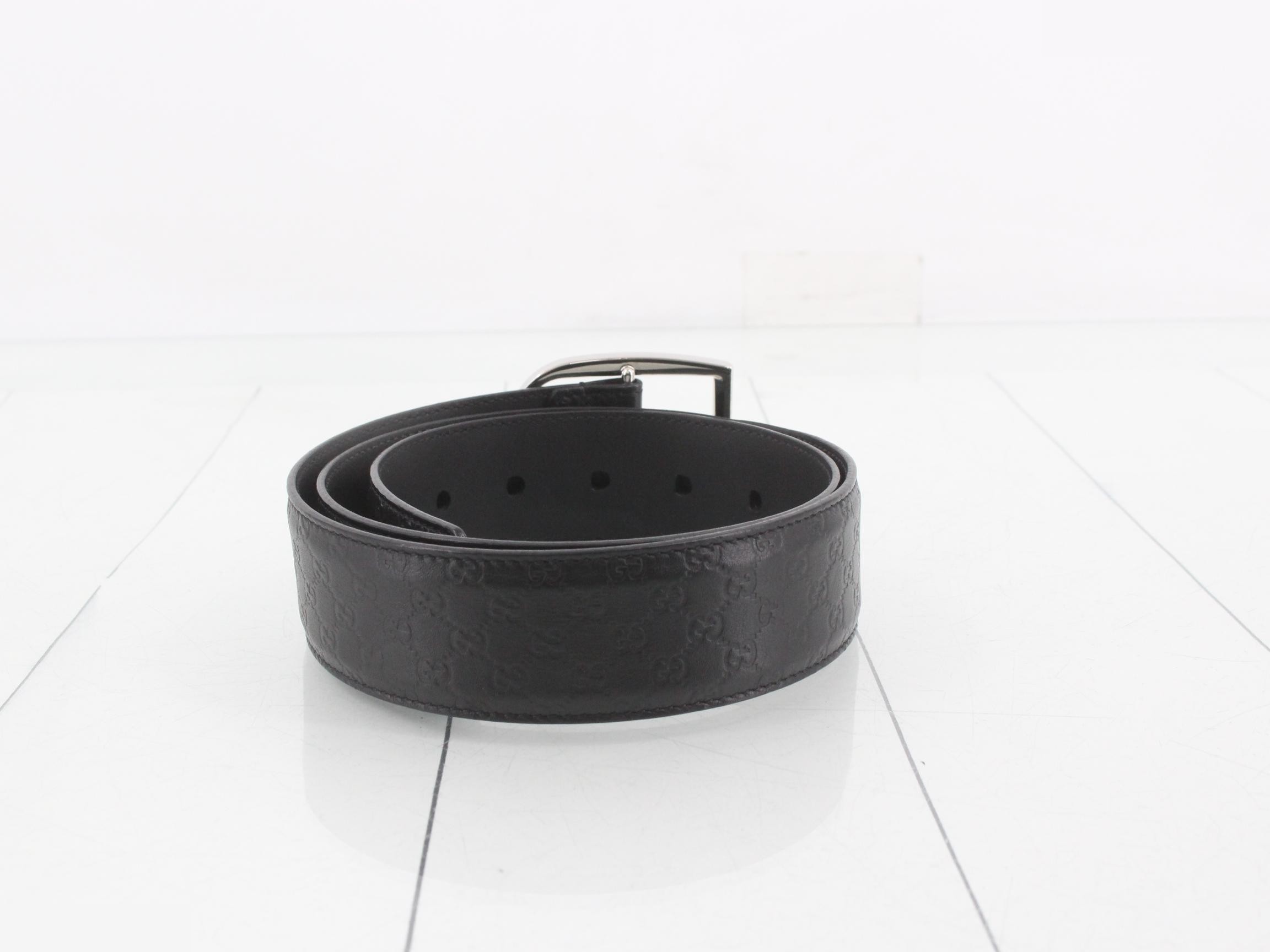 Guccissima belt, black — view 2