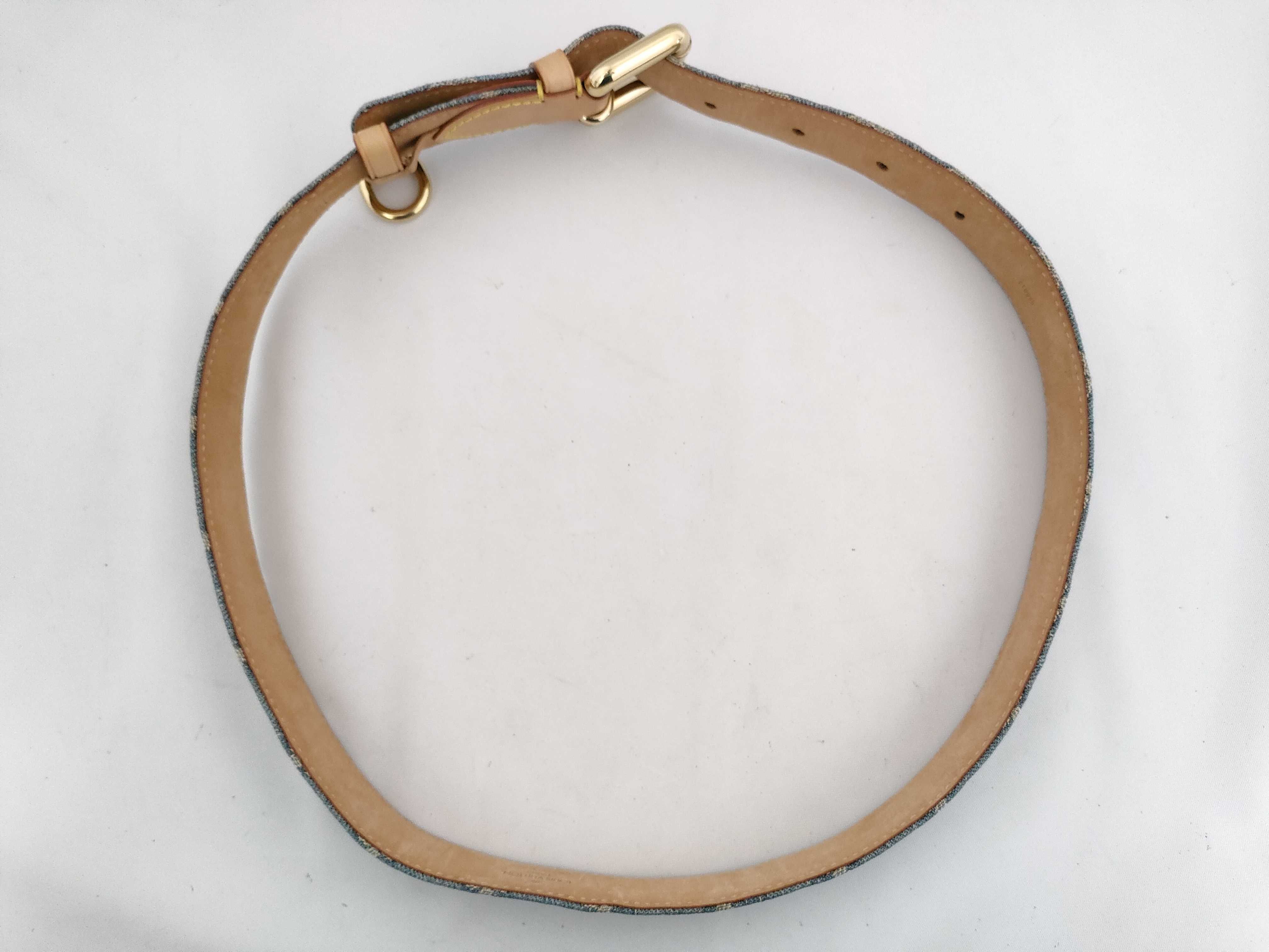 Monogram Denim Belt — view 3