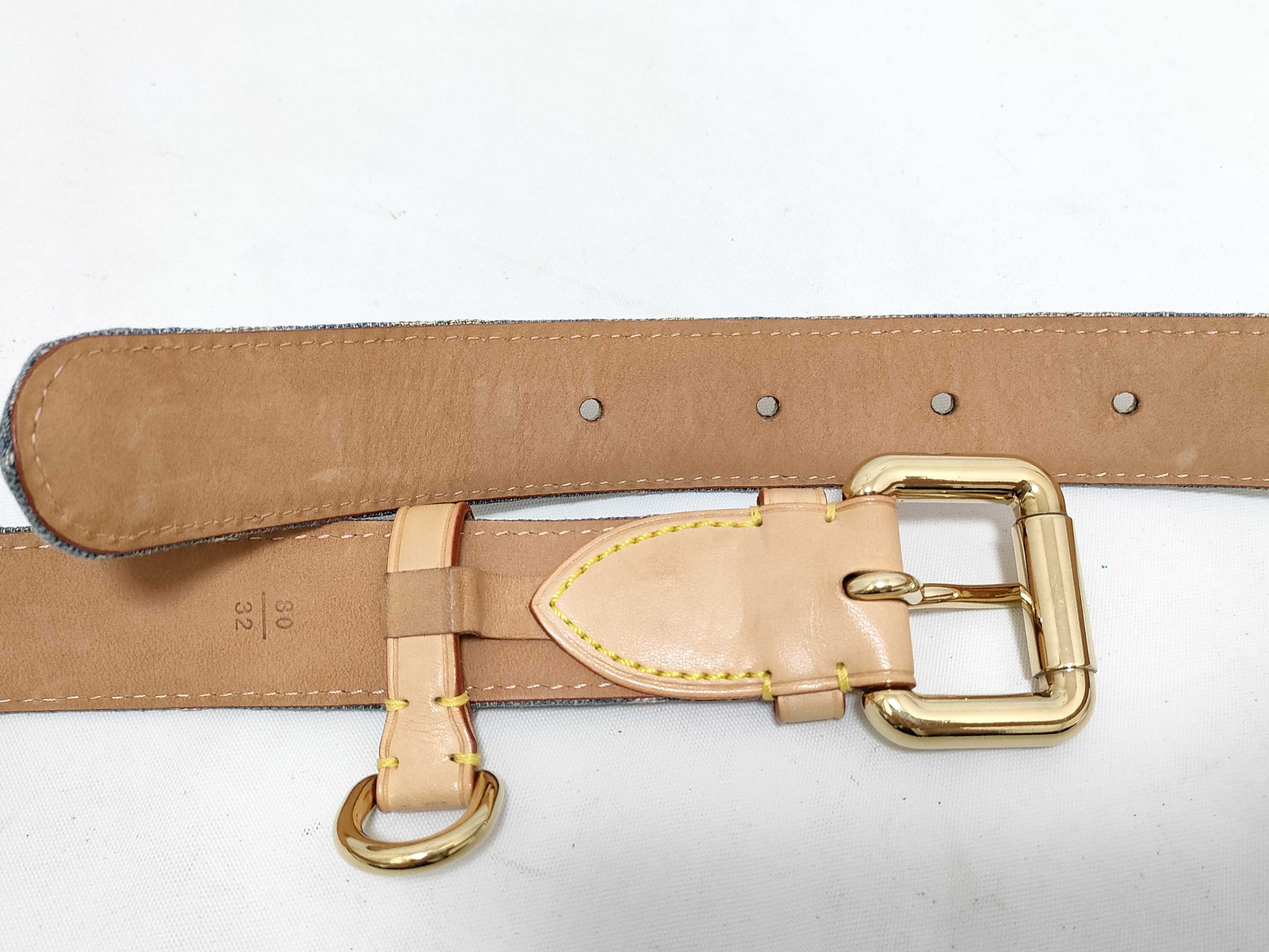 Monogram Denim Belt — view 4