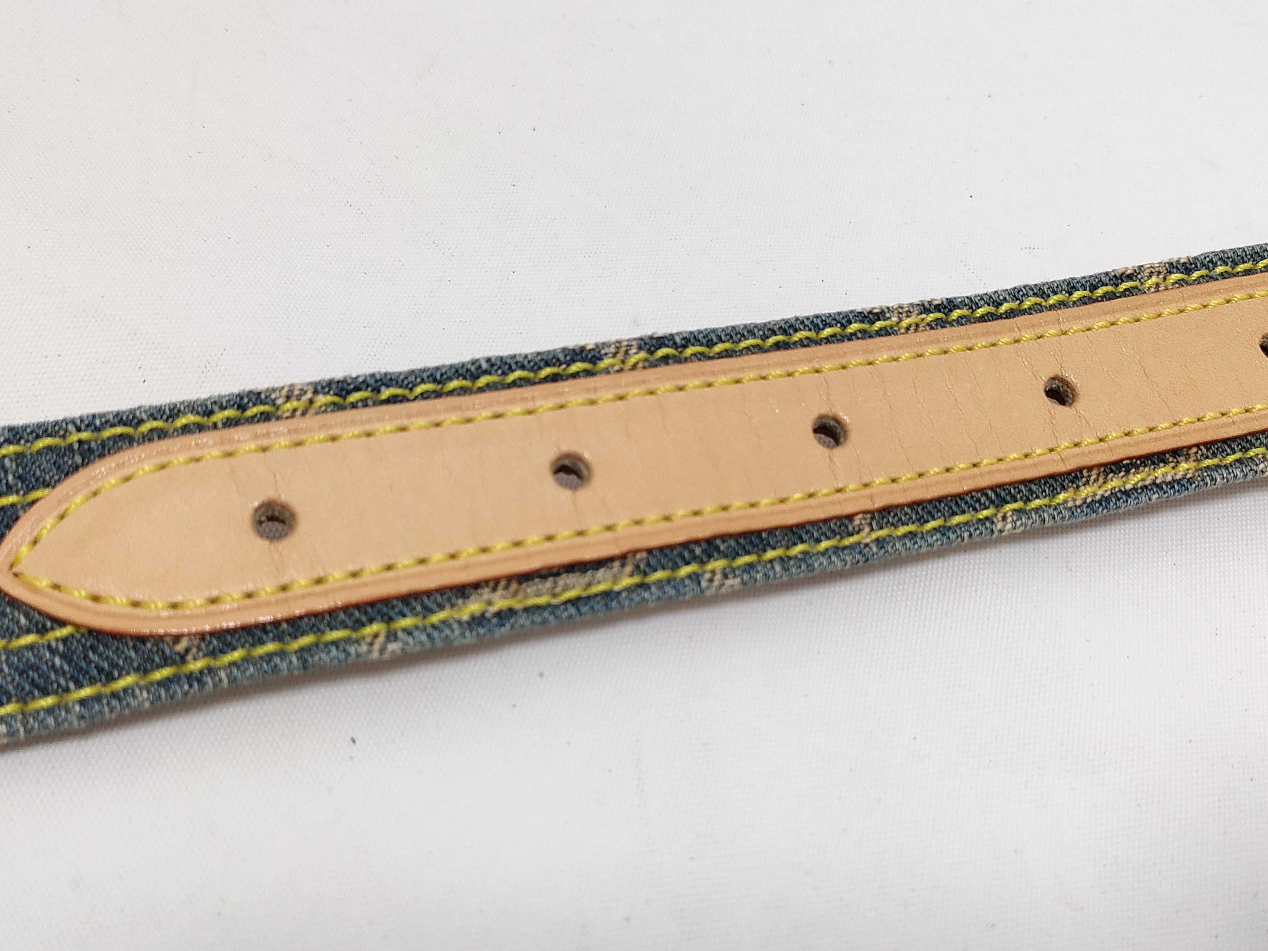 Monogram Denim Belt — view 7
