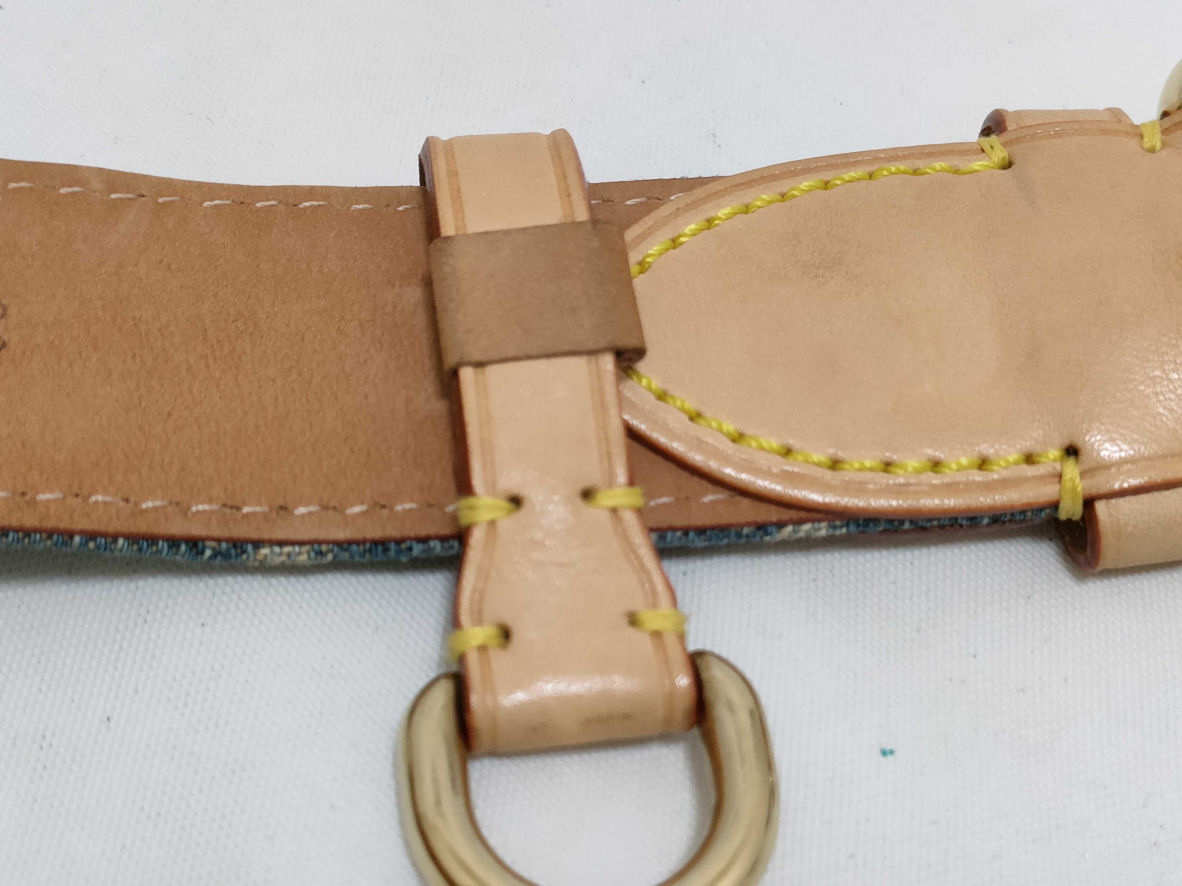 Monogram Denim Belt — view 8