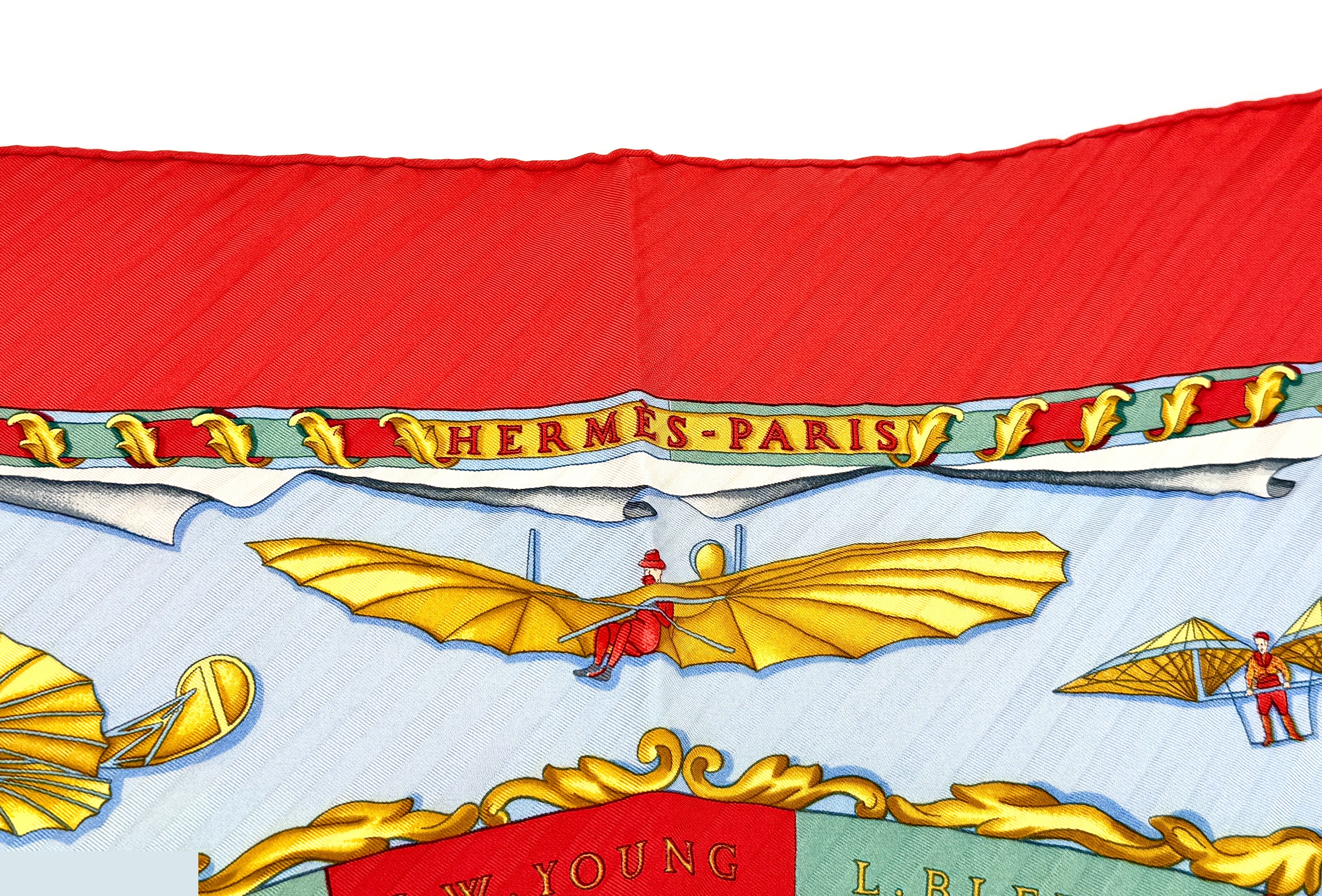 "Dream Space" Carre 90 Scarf (with tag) — view 5