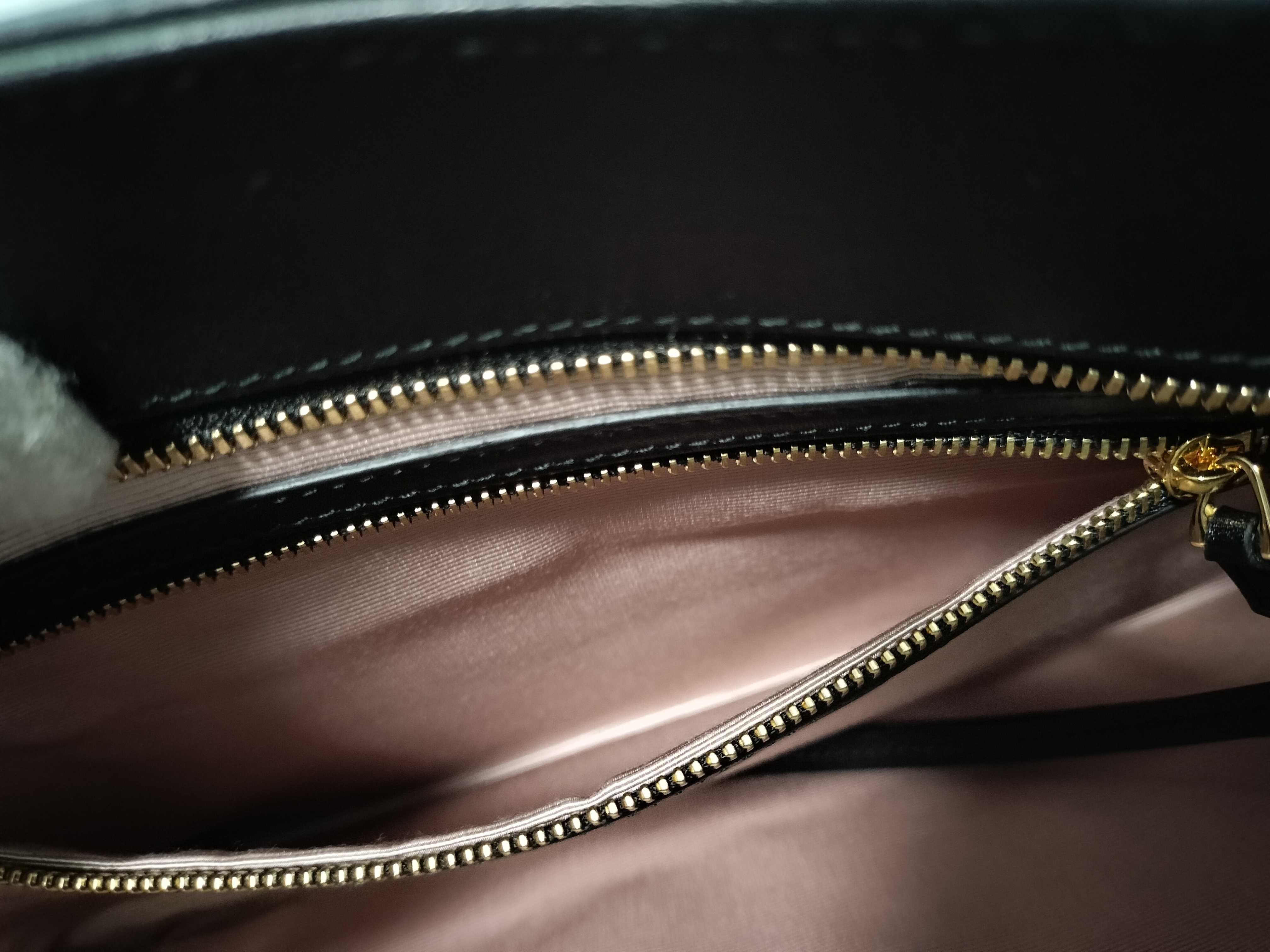GG Marmont Ally Large Leather Tote Bag, Black, 550130 (Shoulder Bag) — view 12