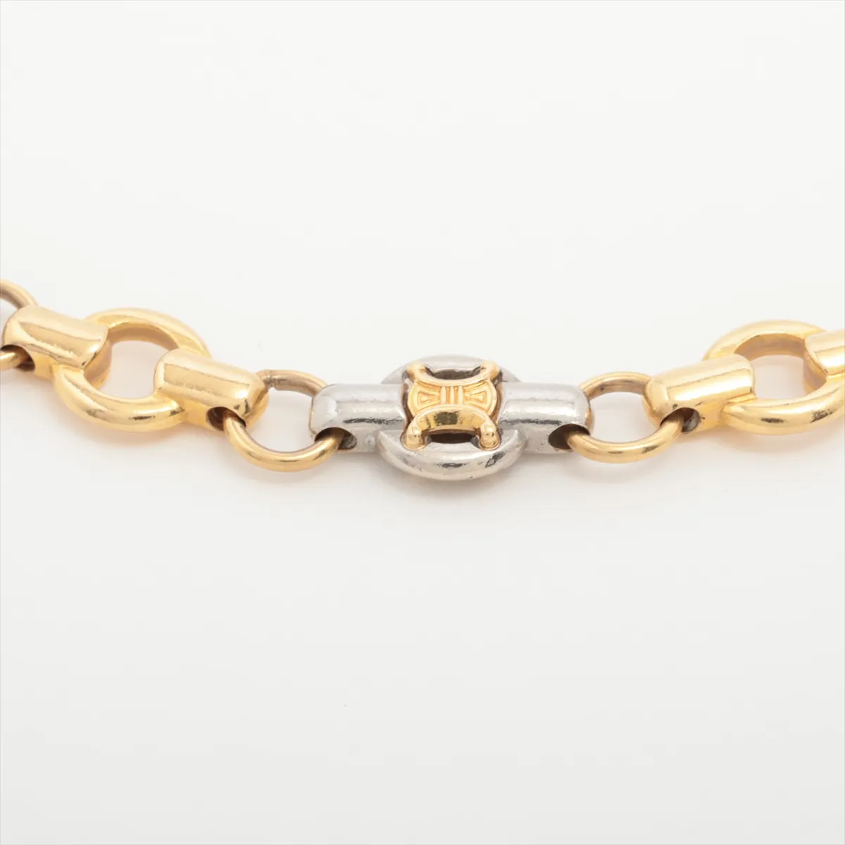 Bracelet 750(YG)×Pt900 12.3g Brand stamp is about to fade — view 2