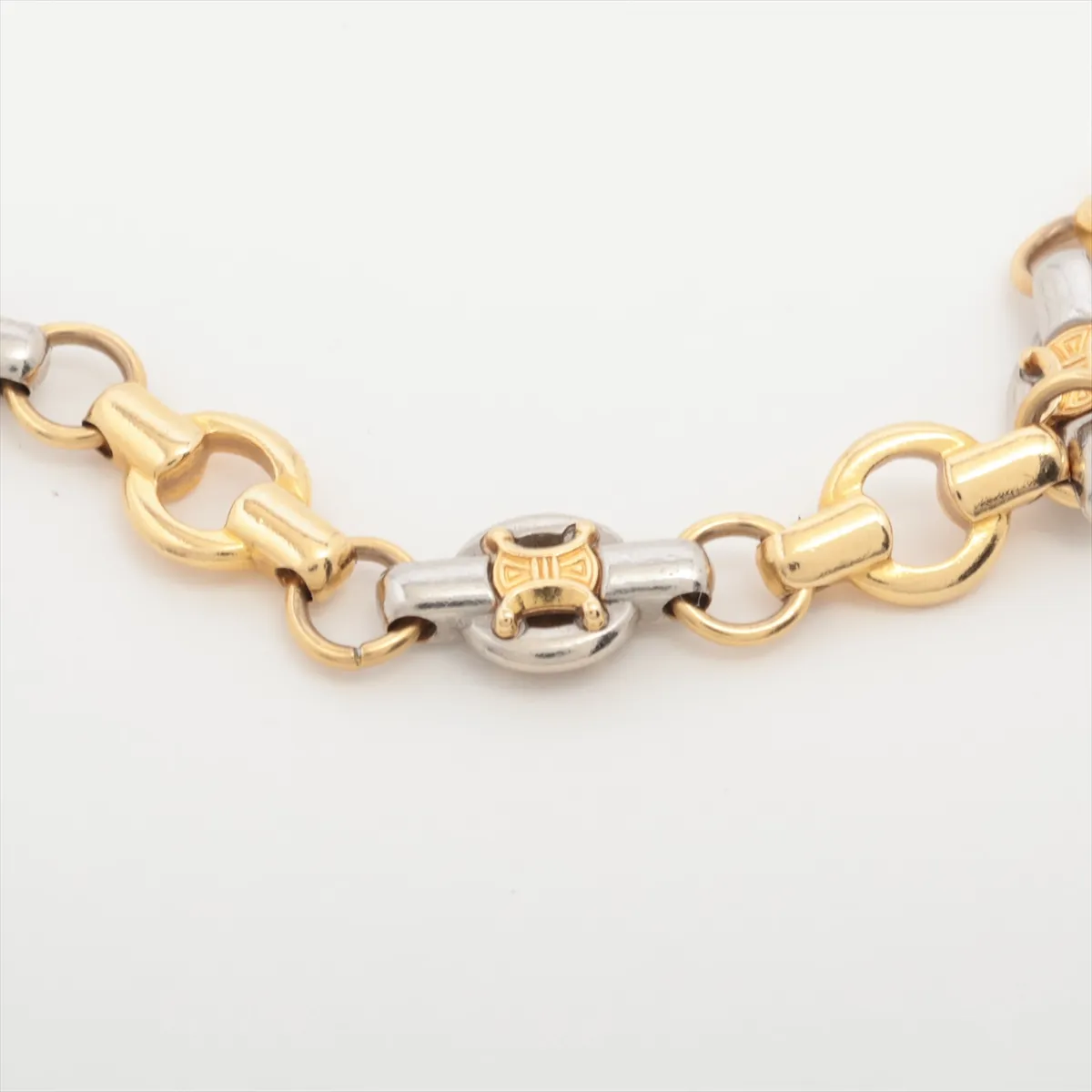 Bracelet 750(YG)×Pt900 12.3g Brand stamp is about to fade — view 3